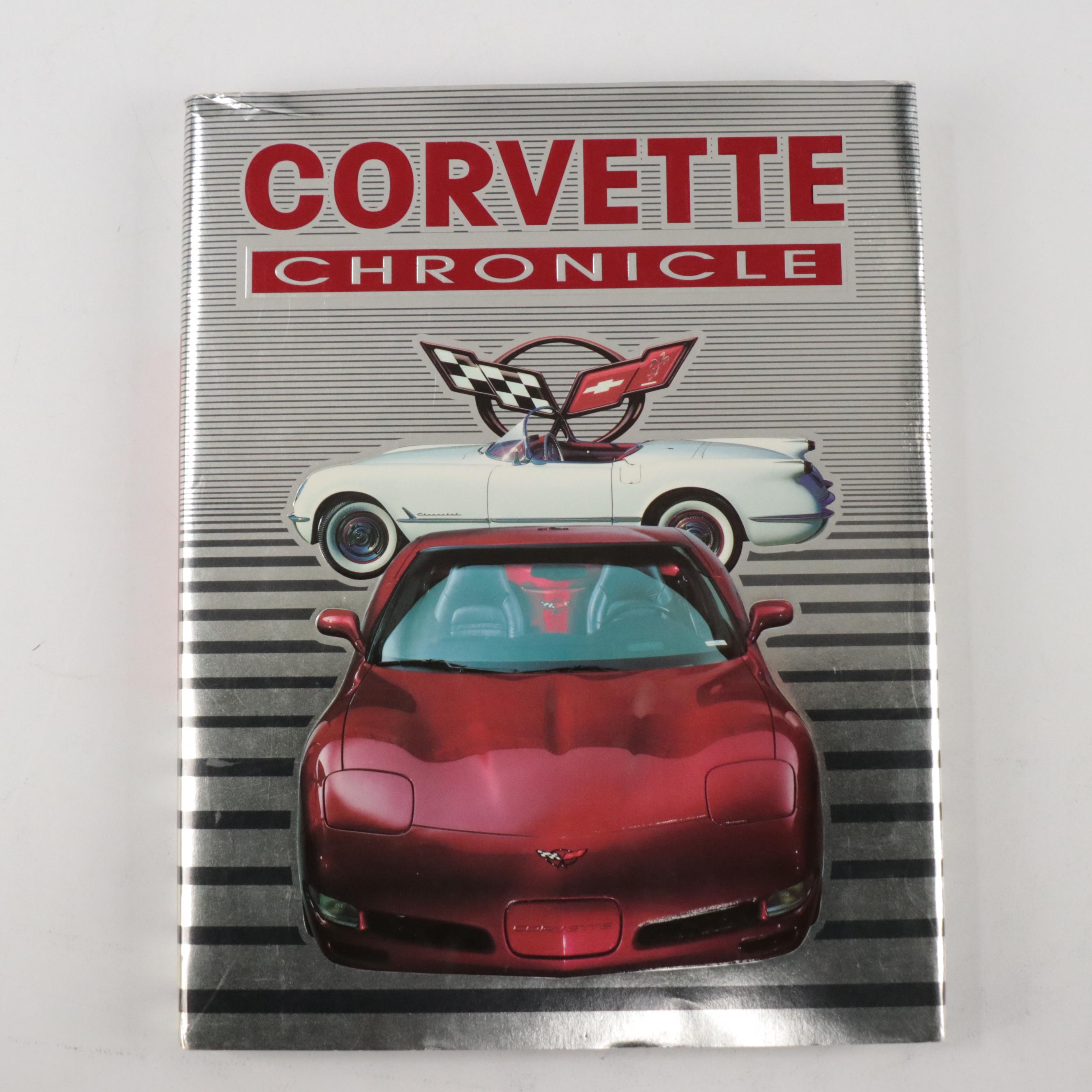 "Corvette Chronicle" by James M. Flammang & More Corvette Books with Wall Décor