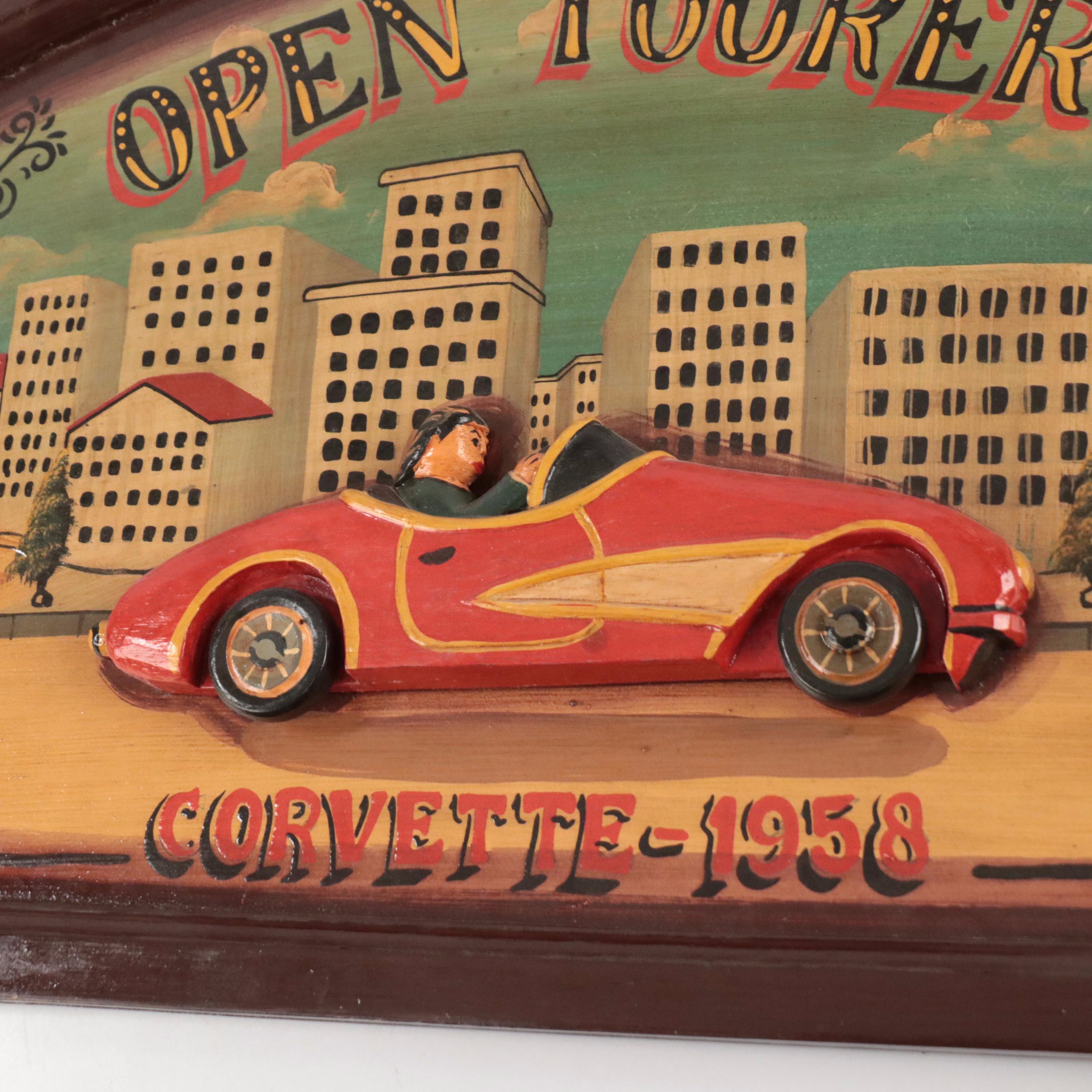 "Corvette Chronicle" by James M. Flammang & More Corvette Books with Wall Décor