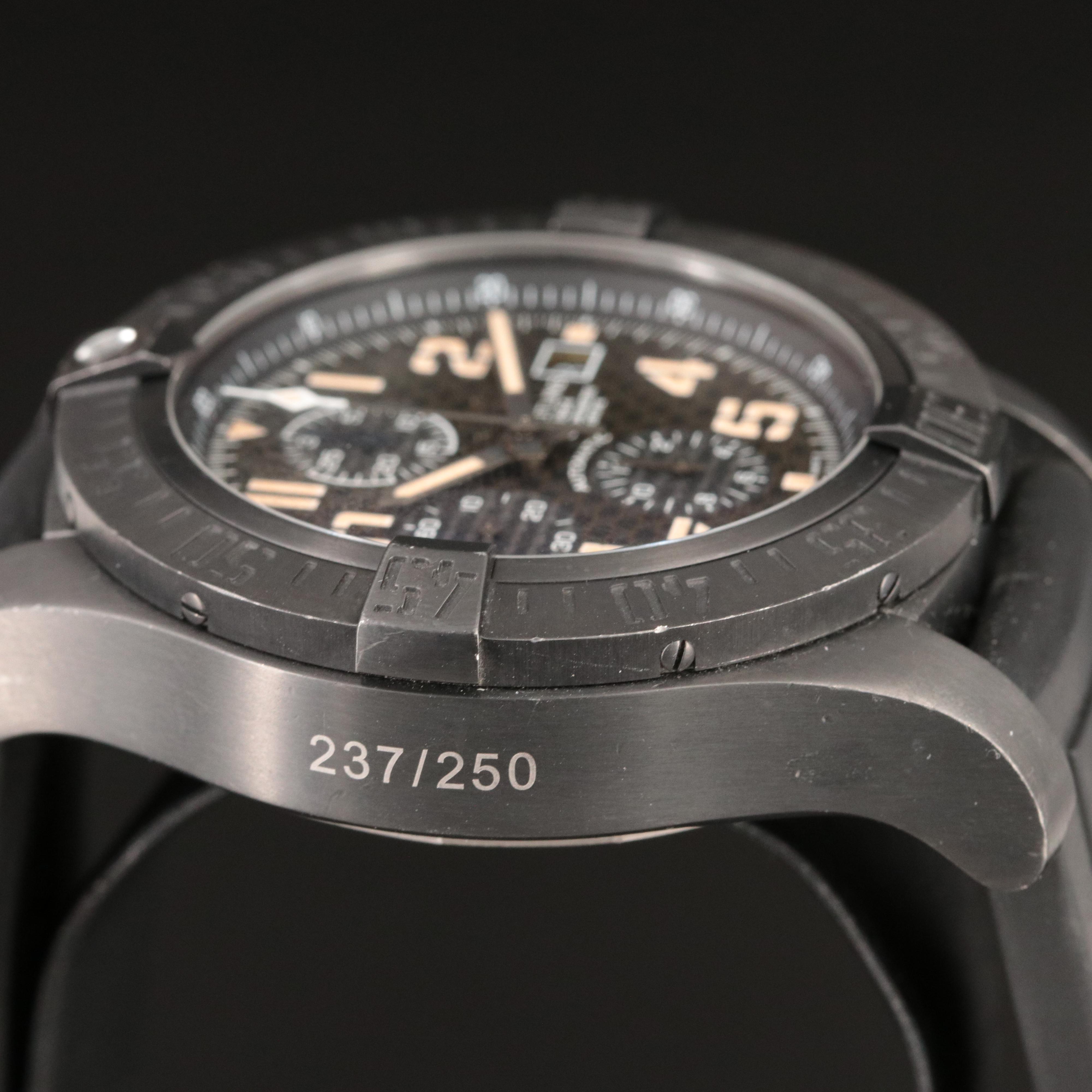 Breitling Super Avenger II Chrono Blacksteel Carbon Limited Automatic Watch