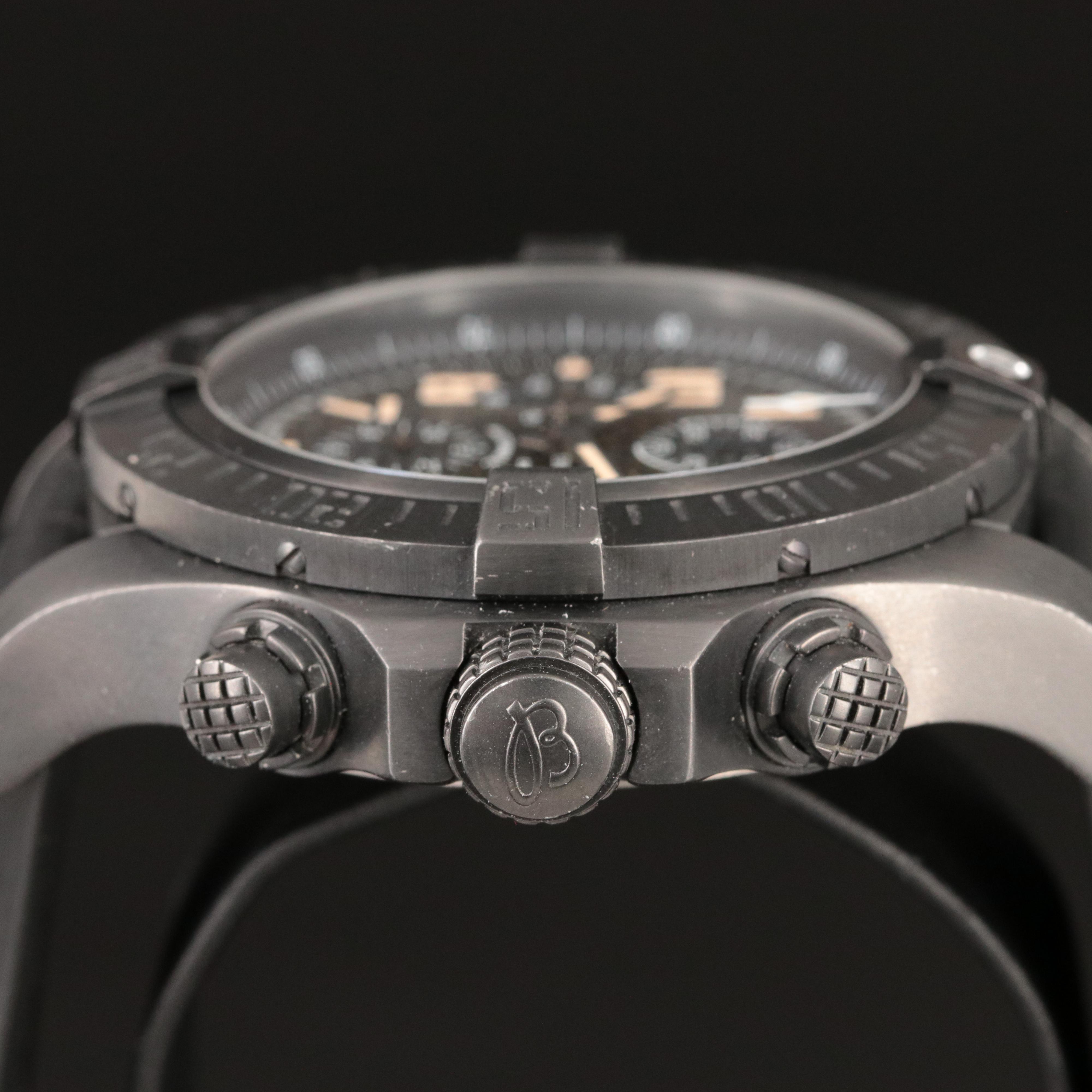 Breitling Super Avenger II Chrono Blacksteel Carbon Limited Automatic Watch