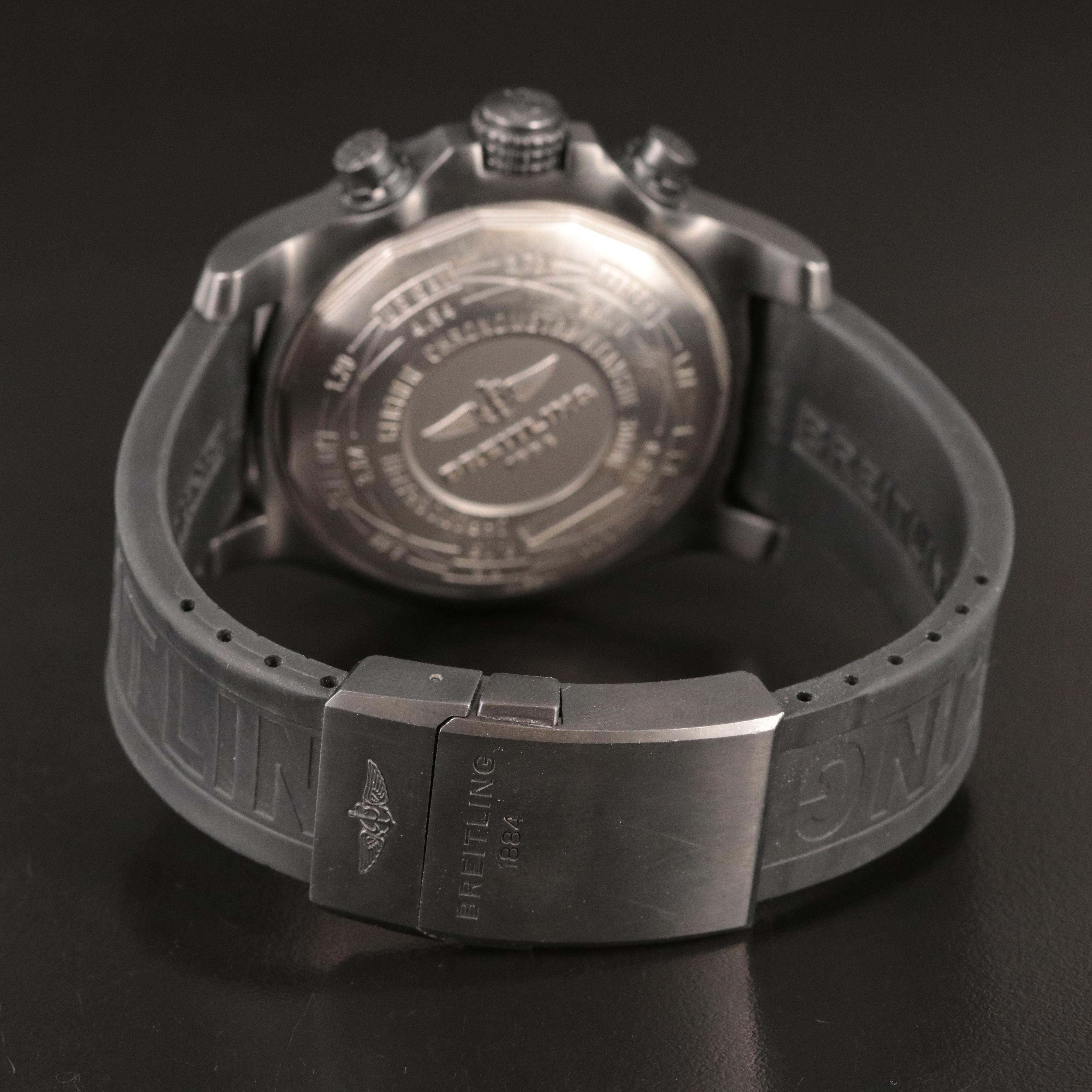 Breitling Super Avenger II Chrono Blacksteel Carbon Limited Automatic Watch