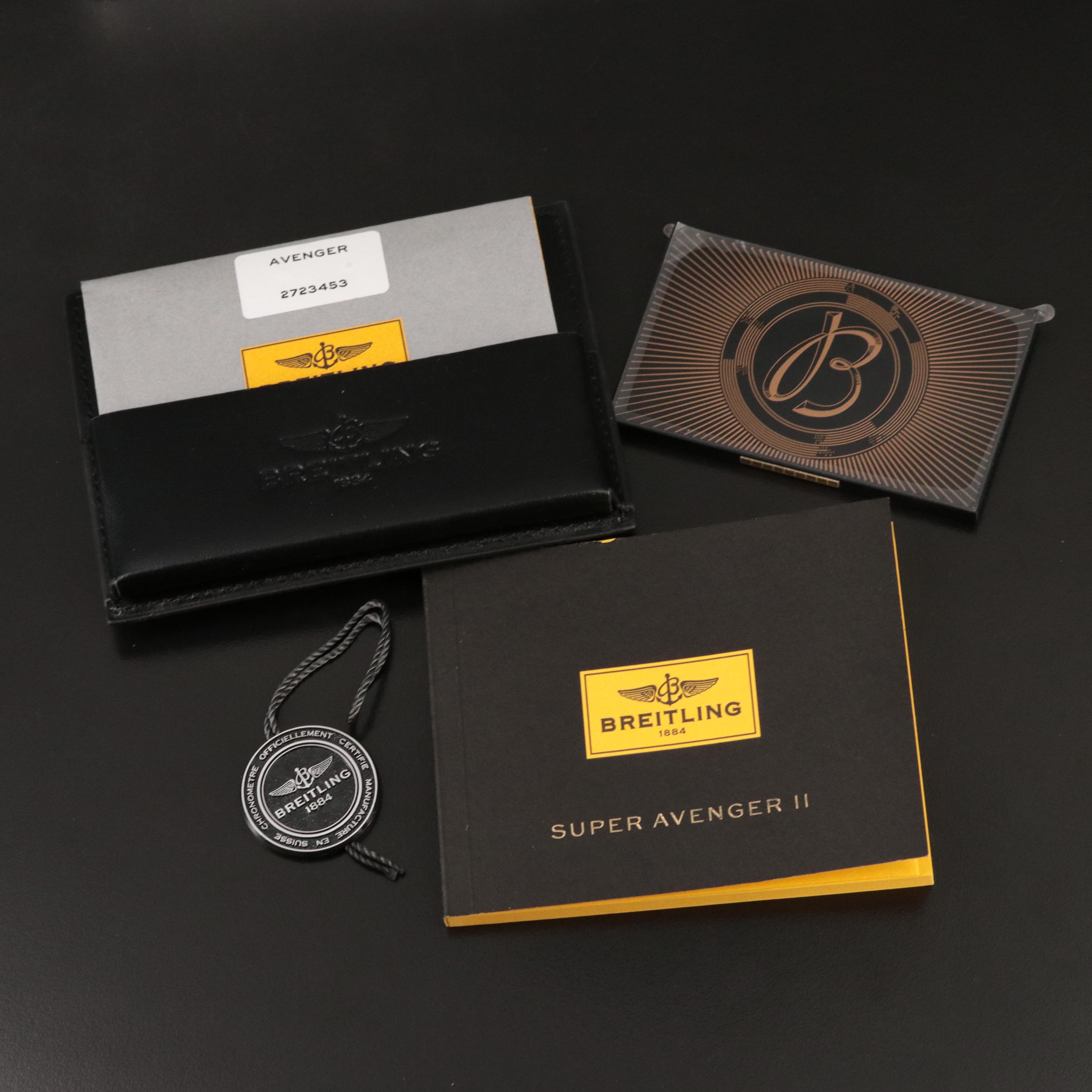 Breitling Super Avenger II Chrono Blacksteel Carbon Limited Automatic Watch