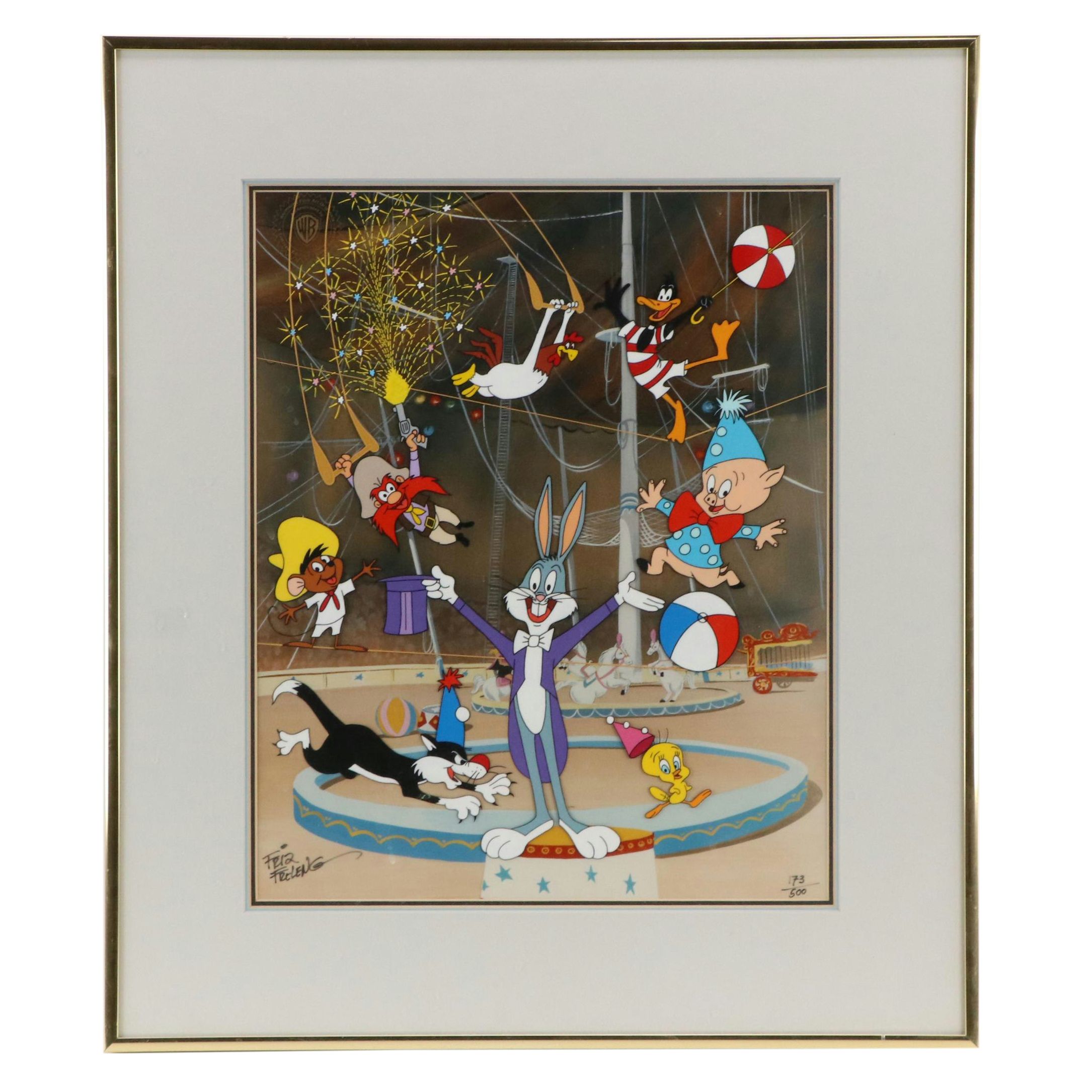 Friz Freleng Hand-Painted Sericel "Circus," 1988