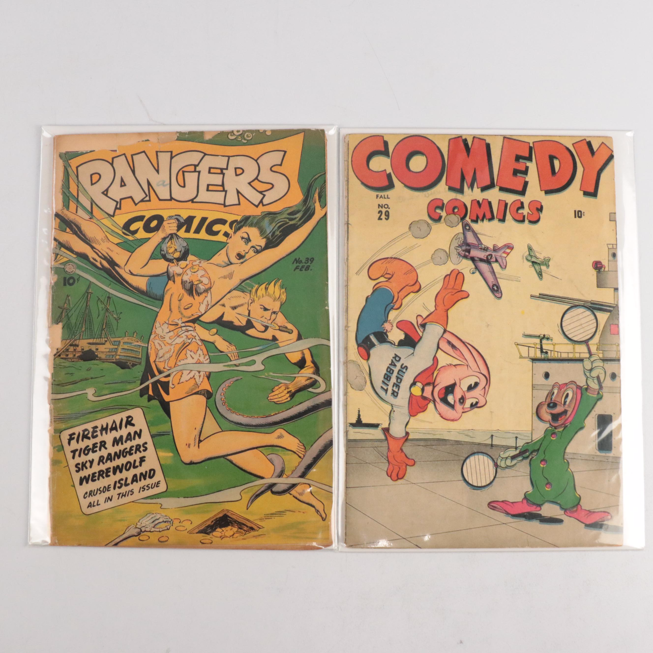 Golden Age Comic Books Featuring "Archie", "Walt Disney's Bambi", and More