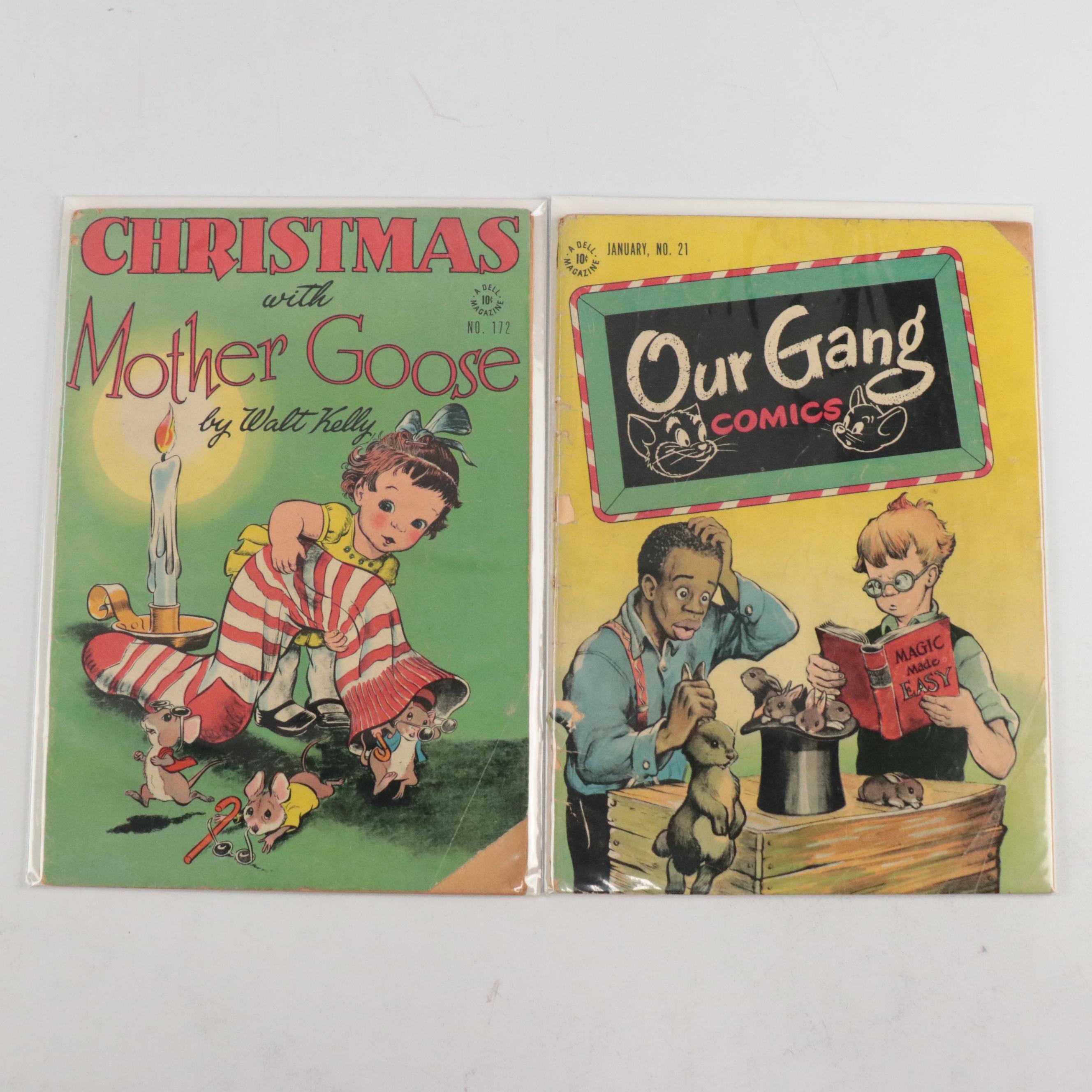 Golden Age Comic Books Featuring "Archie", "Walt Disney's Bambi", and More