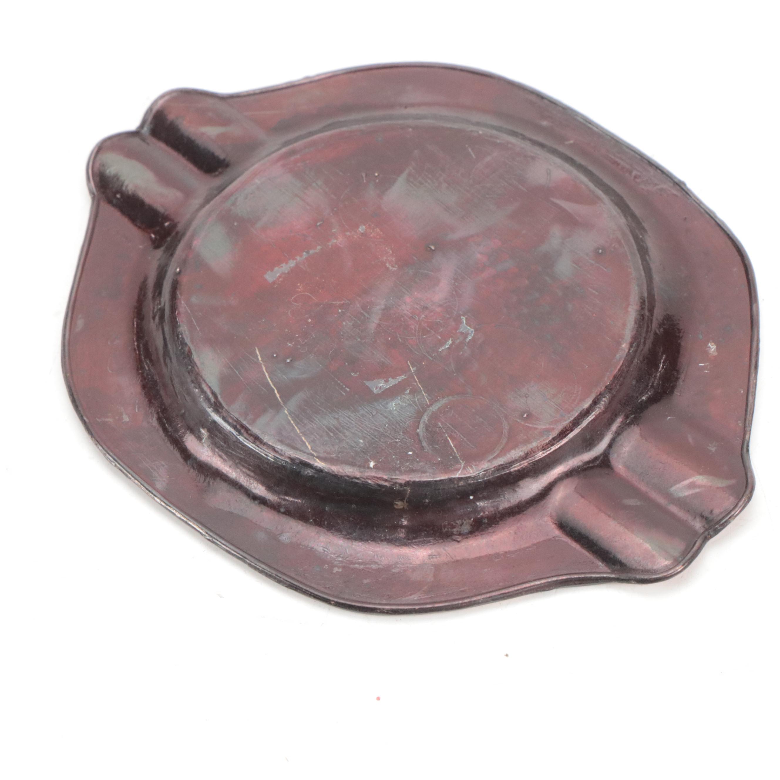 Diecast Metal Souvenir and Commemorative Ashtrays