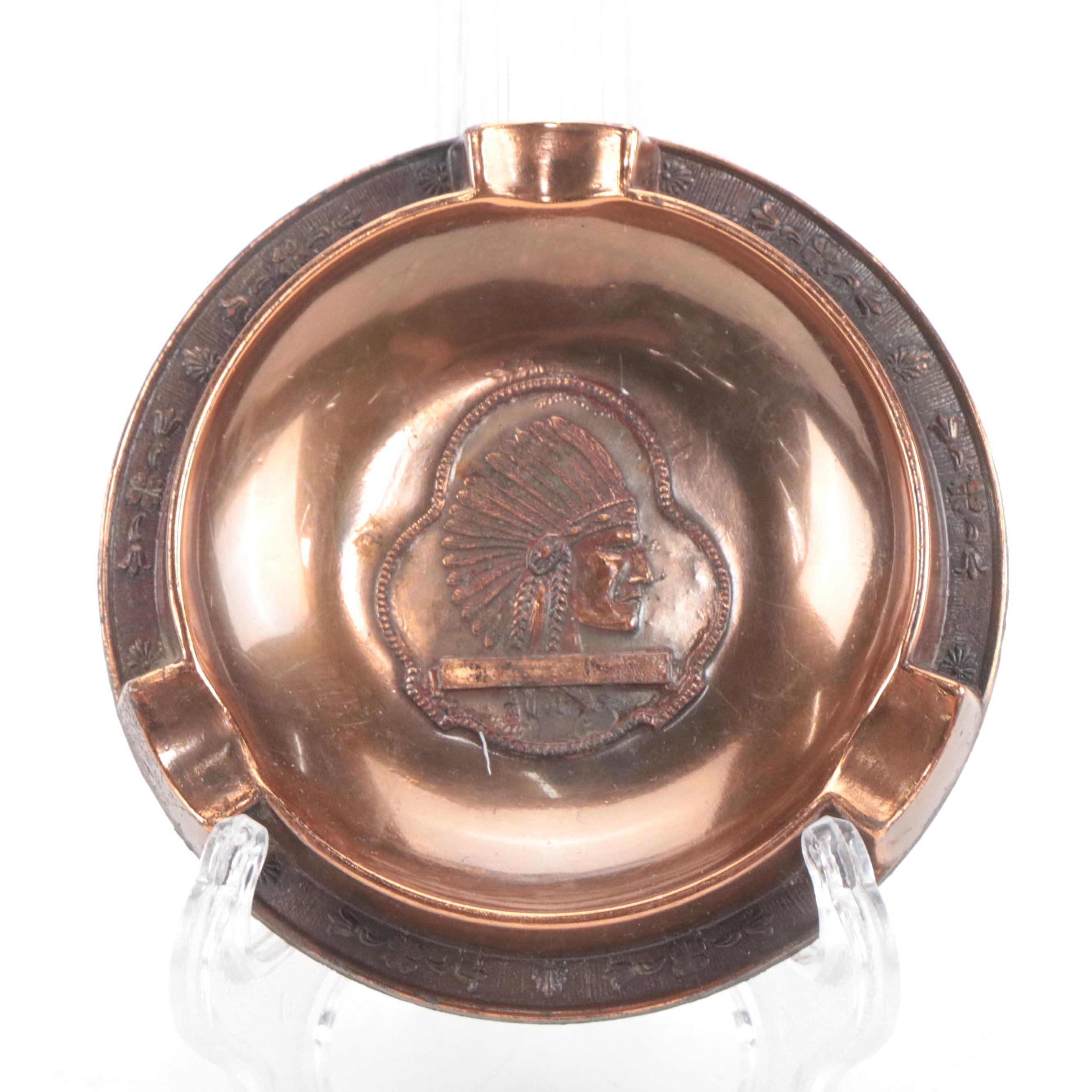 Diecast Metal Souvenir and Commemorative Ashtrays