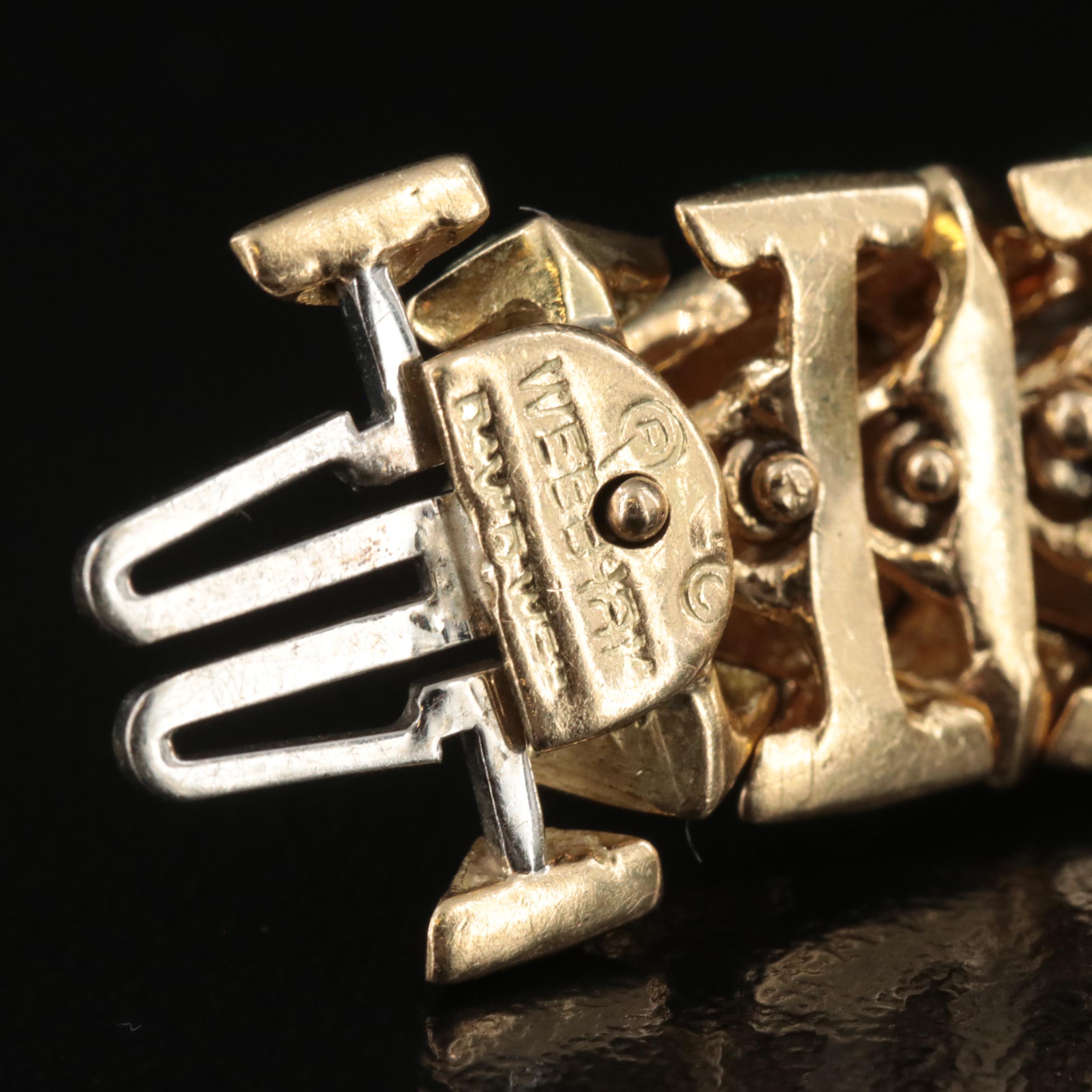 David Webb 18K 2.52 CTW Diamond and Green Enamel Snake Scale Bracelet