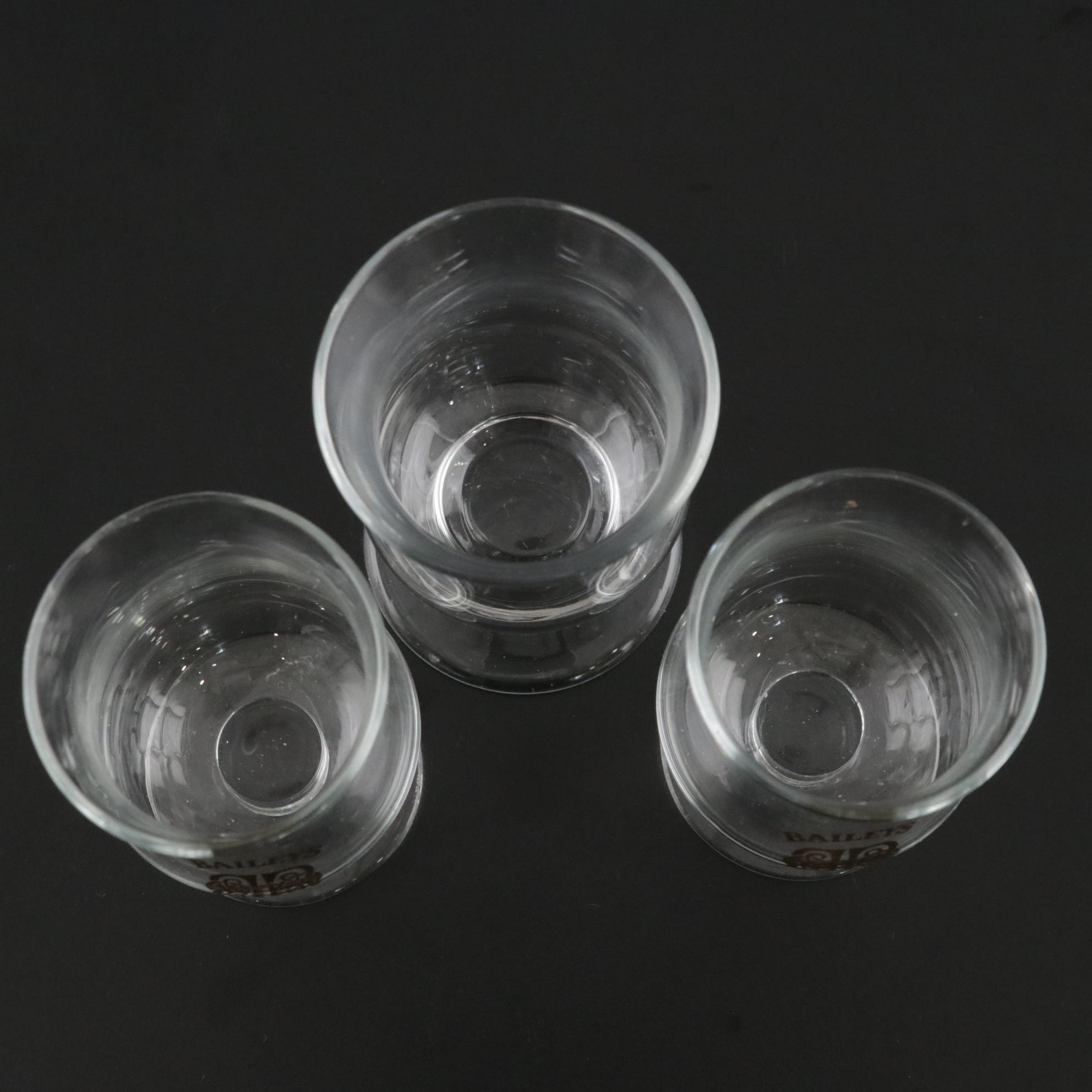 Hand Blown Mid-Century Glass Kettle With Silver Plate Tray and Cordial Glasses