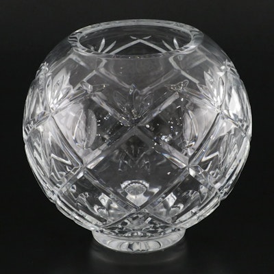 Waterford "Rossan" Crystal Rose Bowl, Late 20th Century