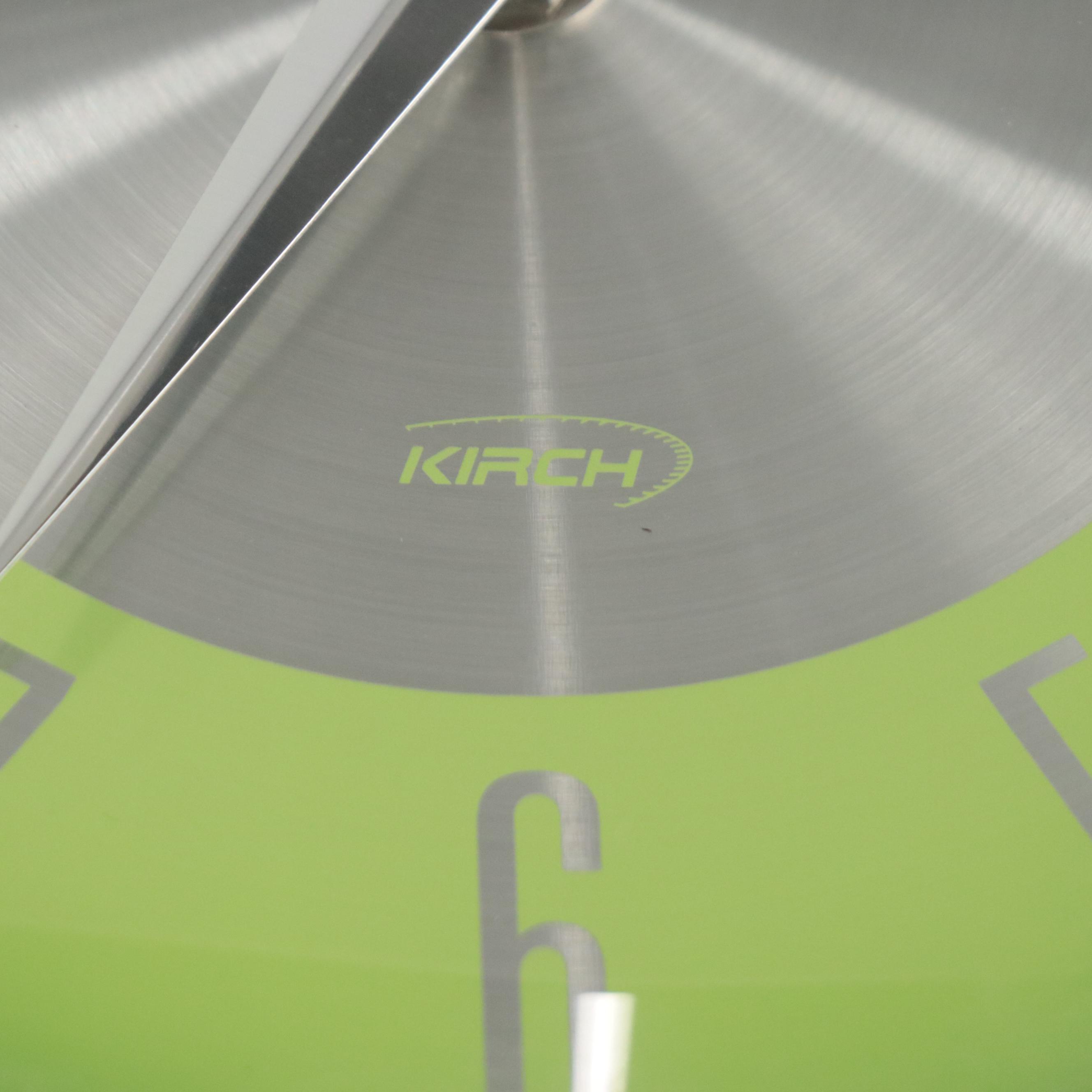 Kirch Mid Century Modern Style Avocado Green Wall Clock