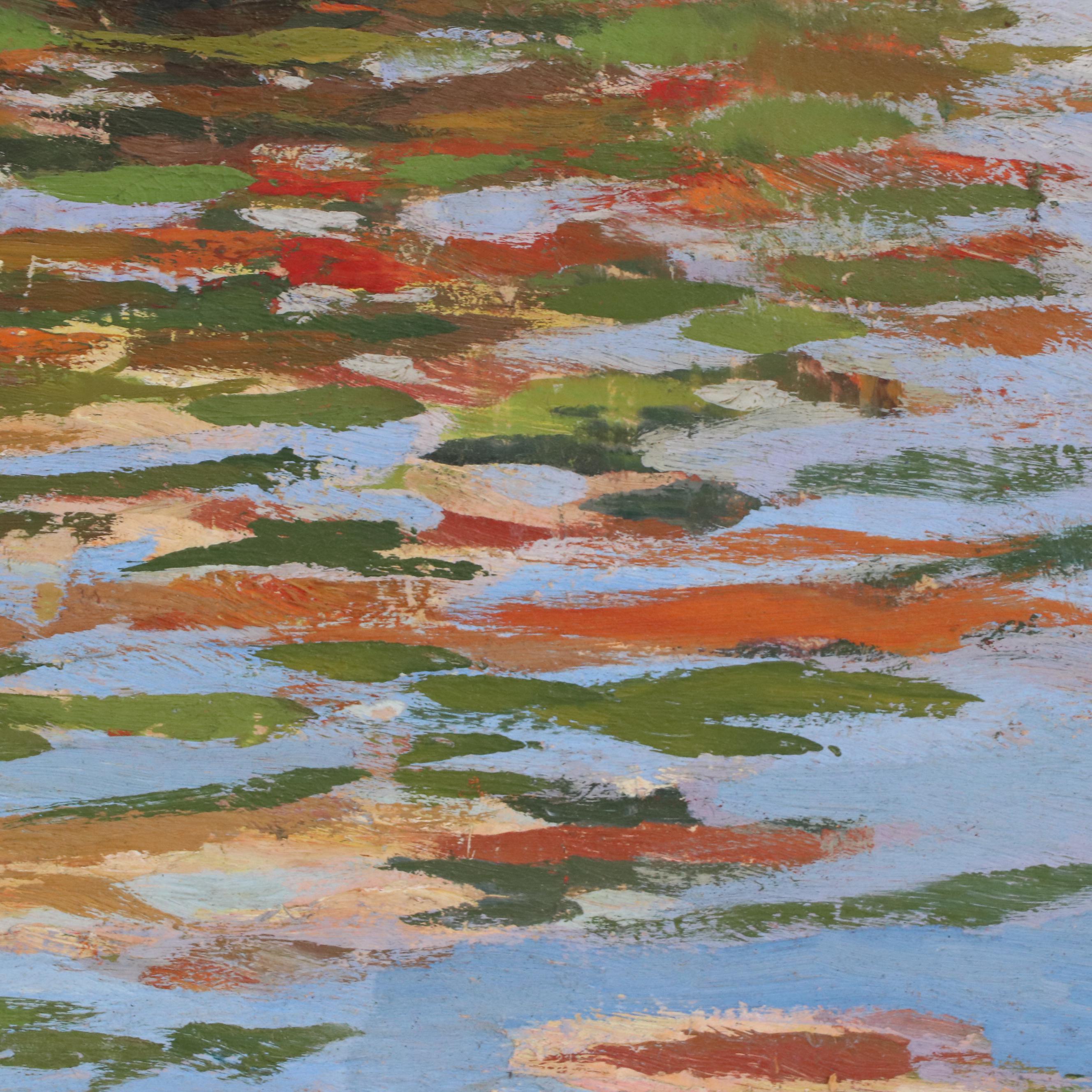 Landscape Oil Painting of Venetian Canal Scene