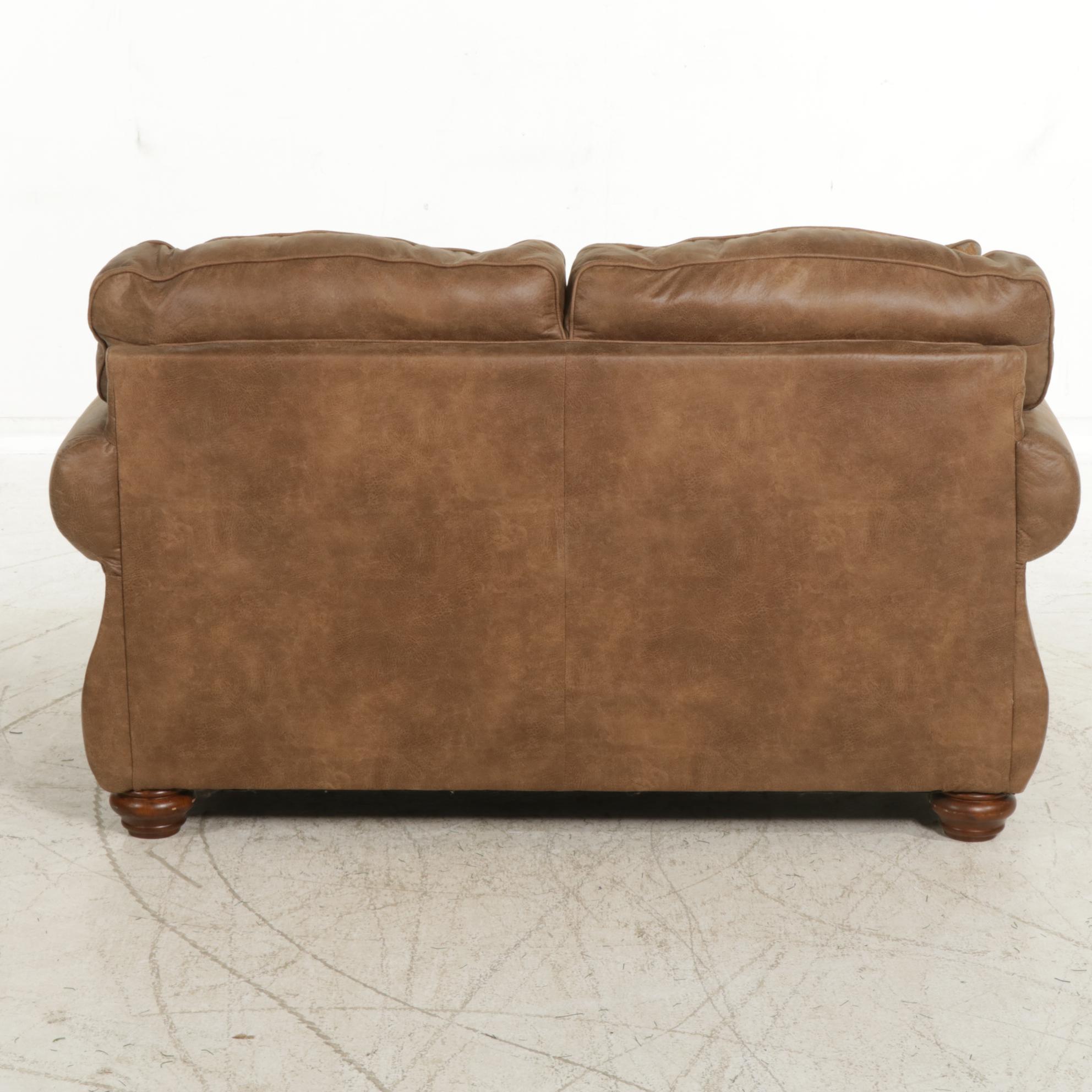 Ashley Furniture "Larkinhurst" Faux Leather Loveseat