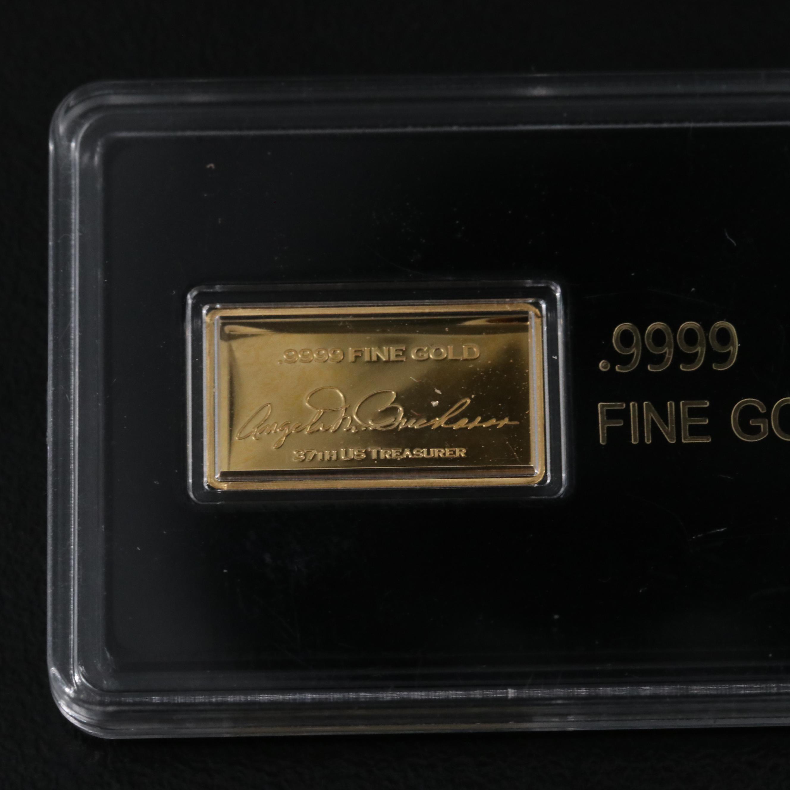 One Gram Bar of .9999 Gold