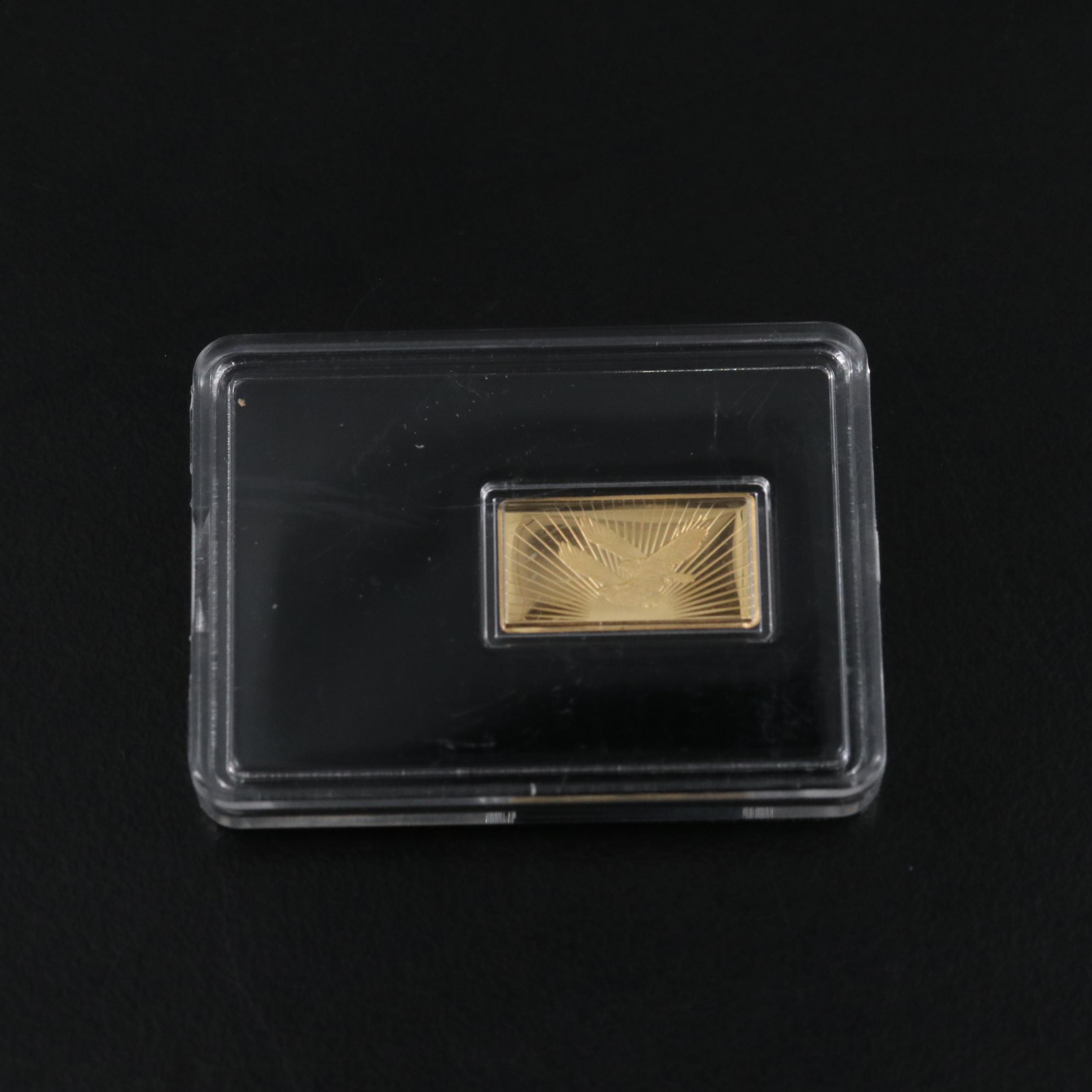One Gram Bar of .9999 Gold