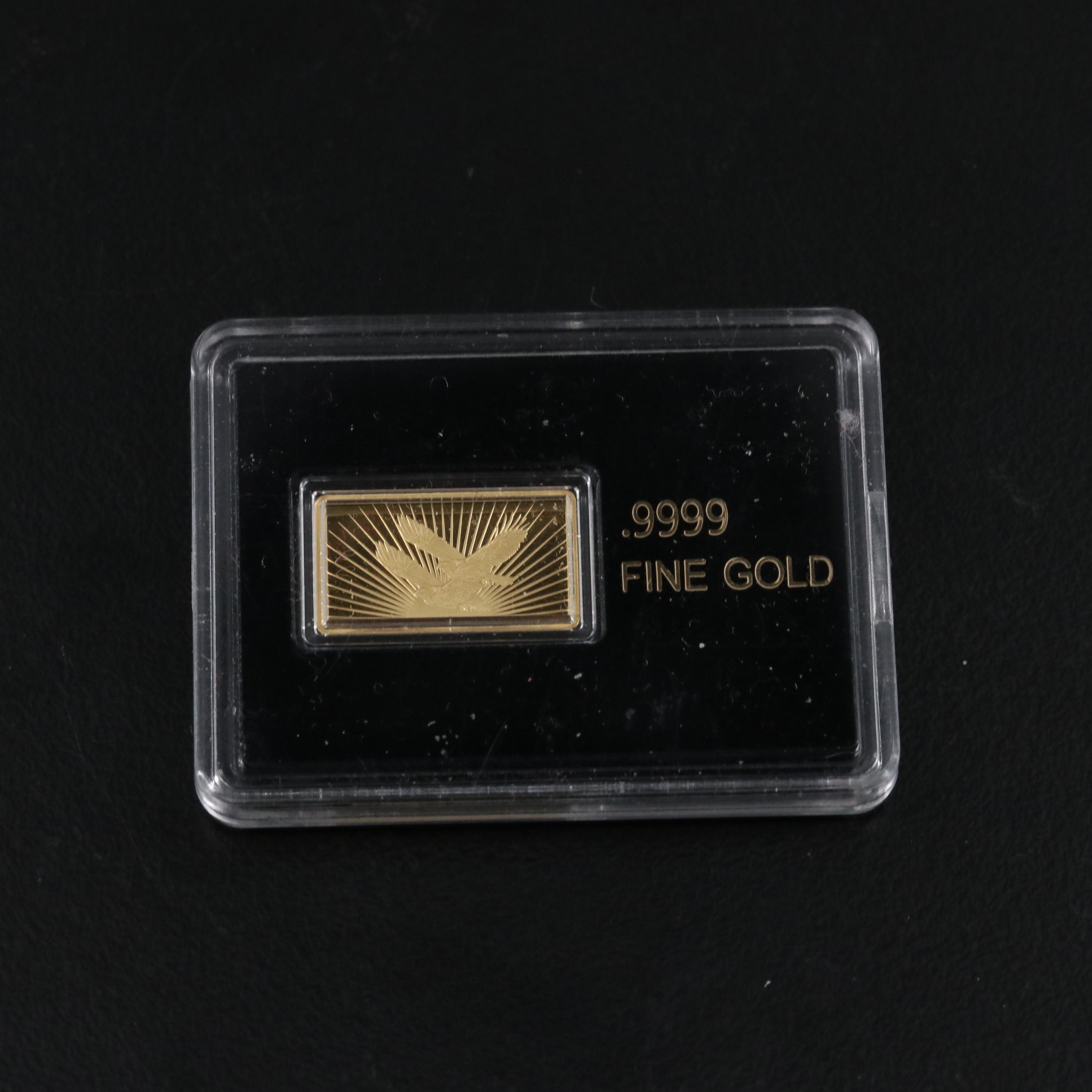 One Gram Bar of .9999 Gold