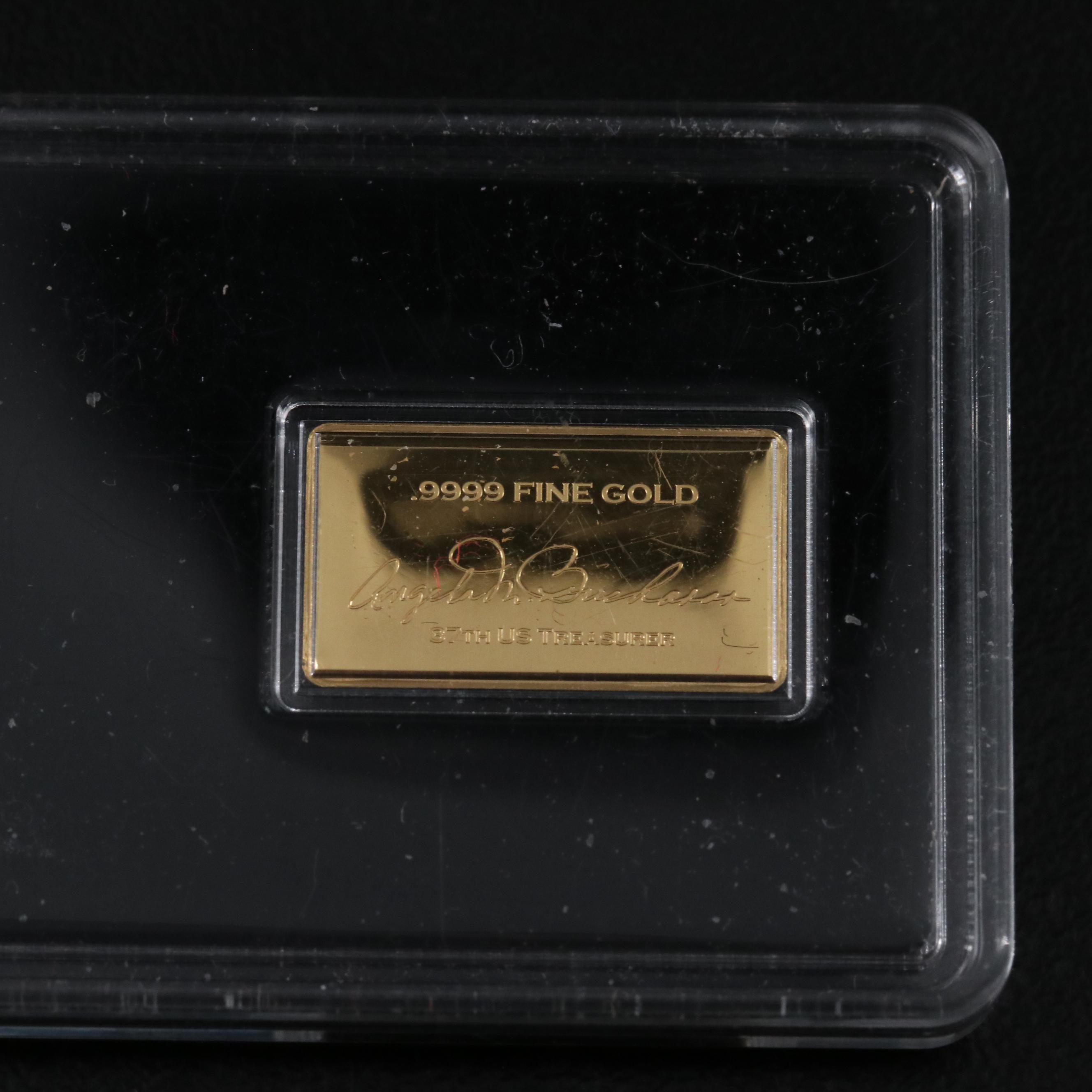 One Gram Bar of .9999 Gold