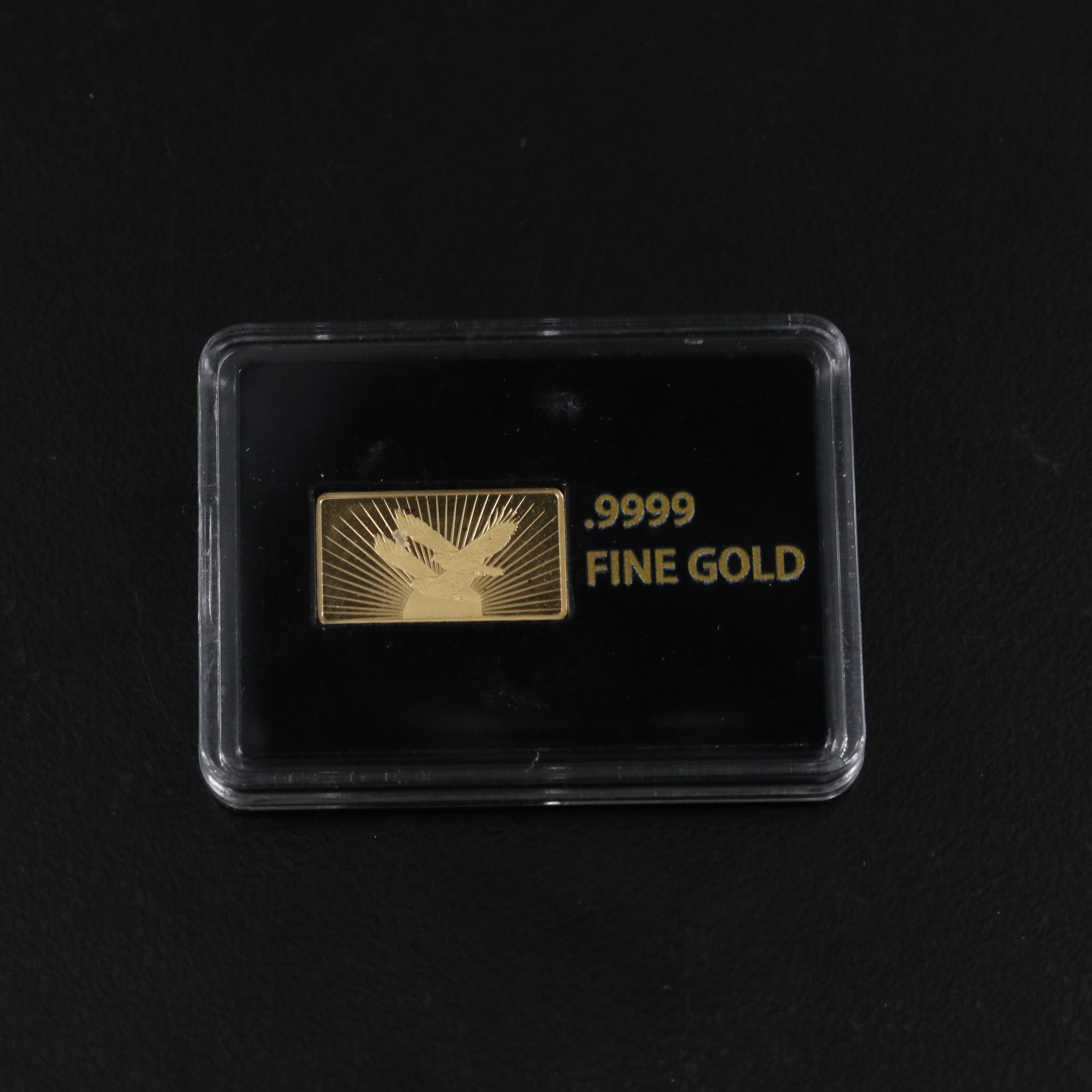 One Gram Bar of .9999 Gold