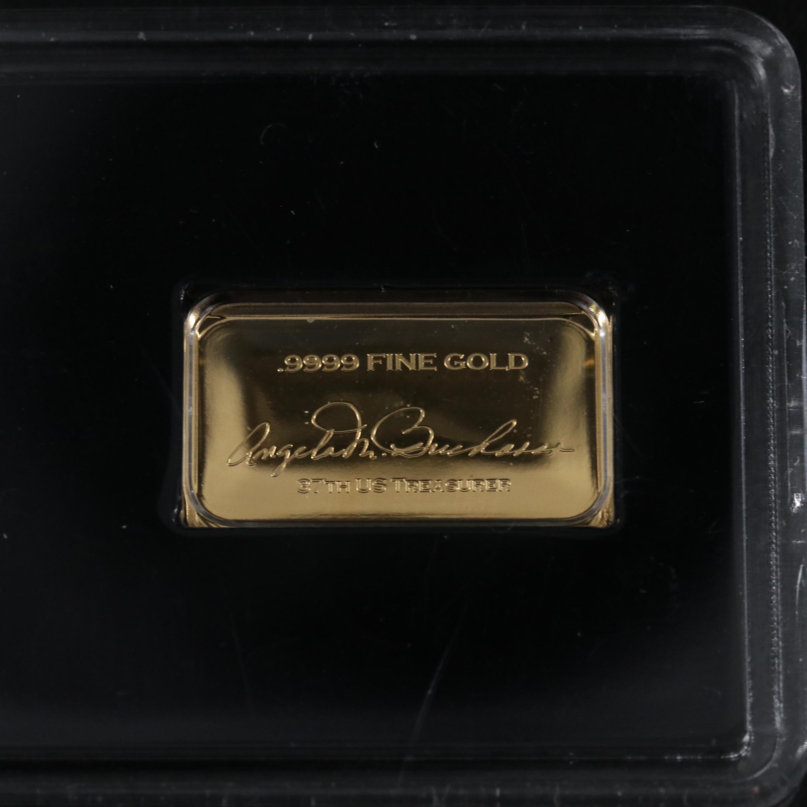 One Gram Bar of .9999 Gold