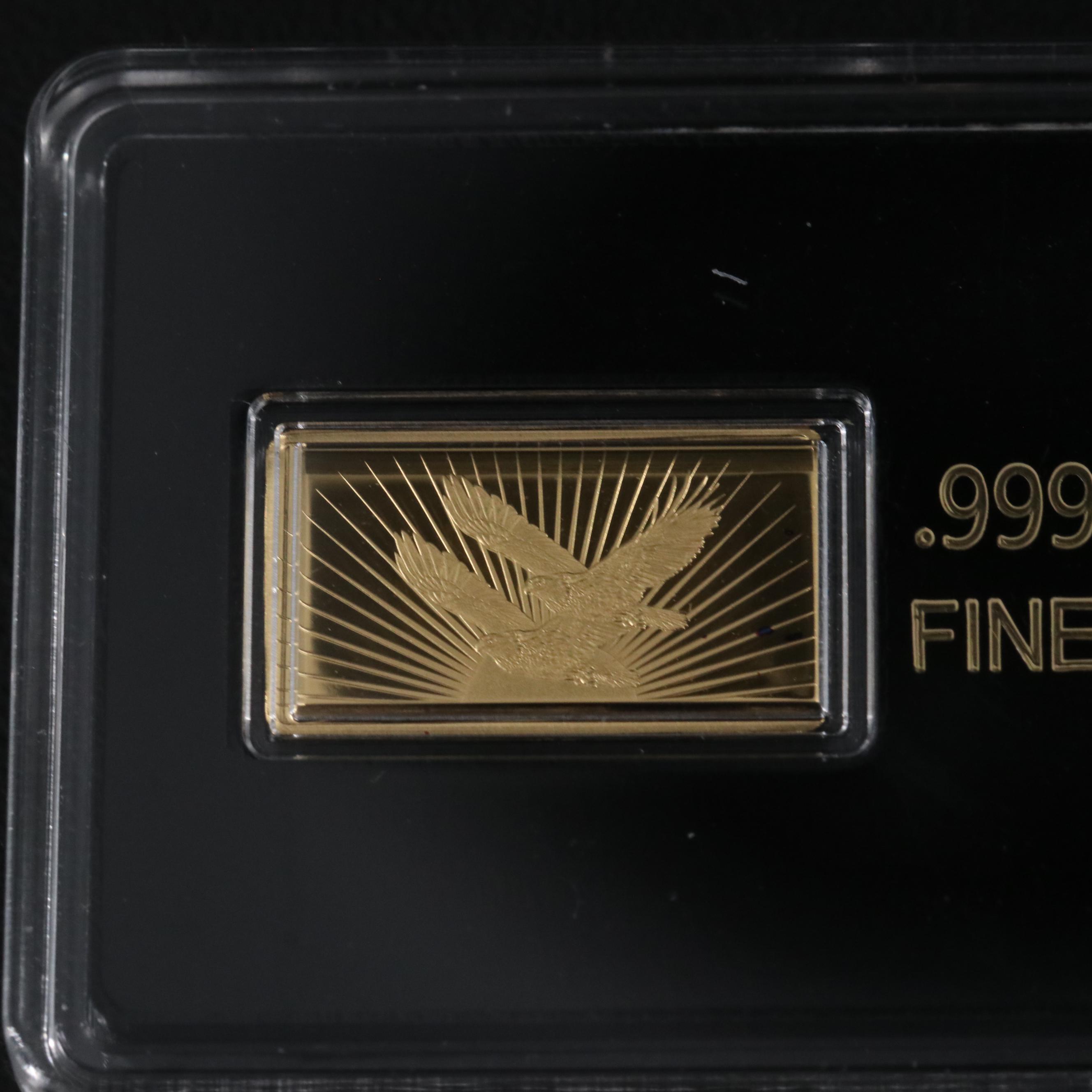 One Gram Bar of .9999 Gold