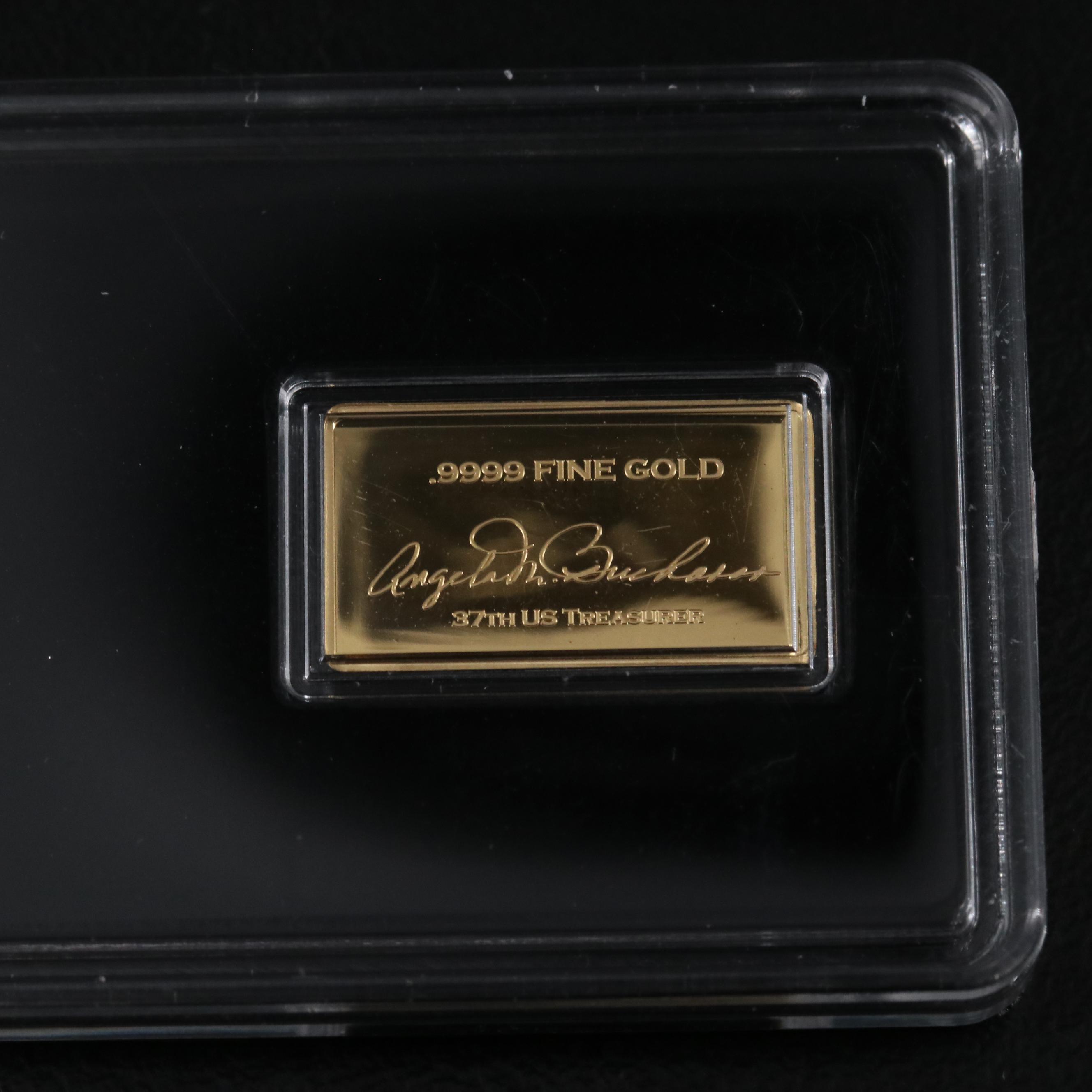 One Gram Bar of .9999 Gold