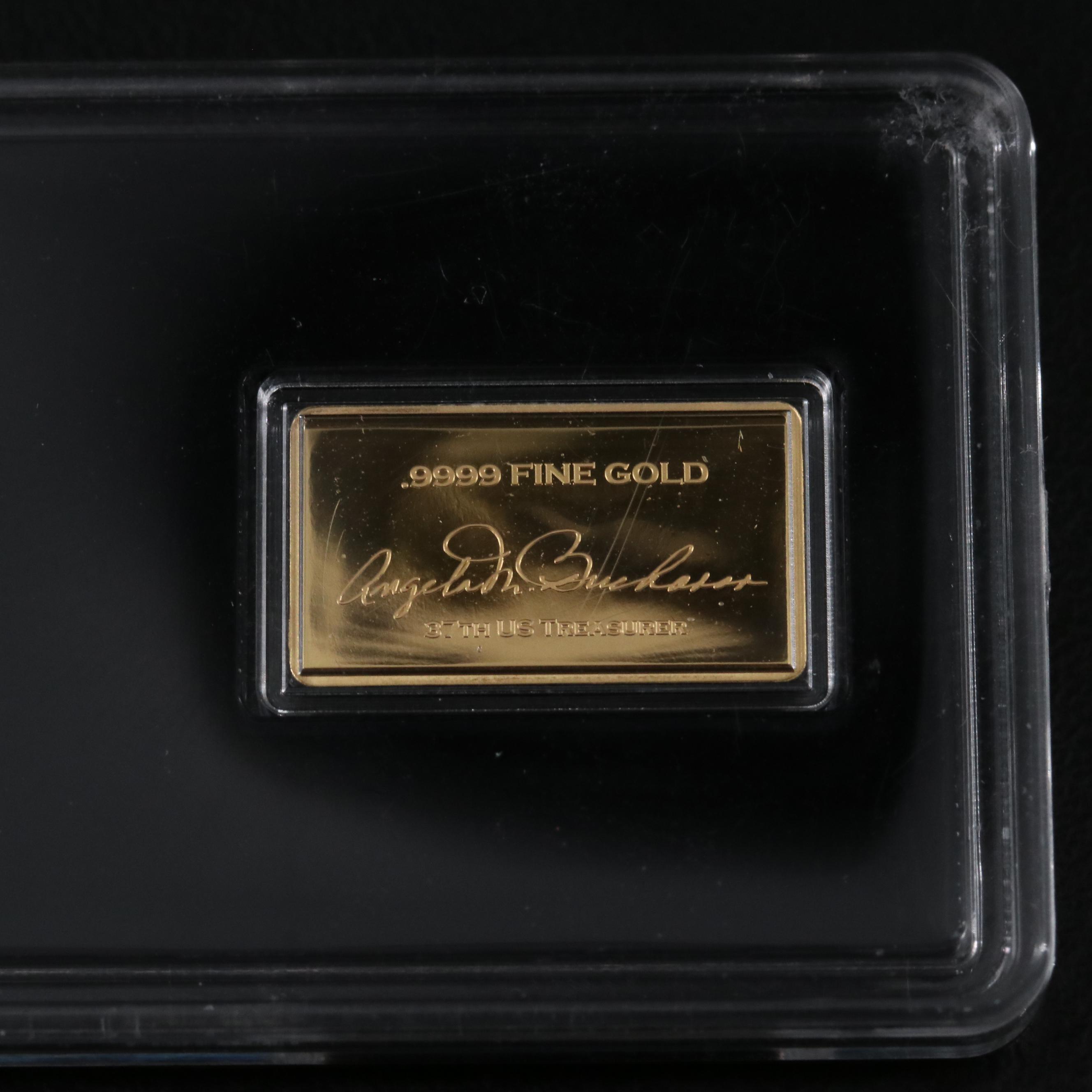 One Gram Bar of .9999 Gold