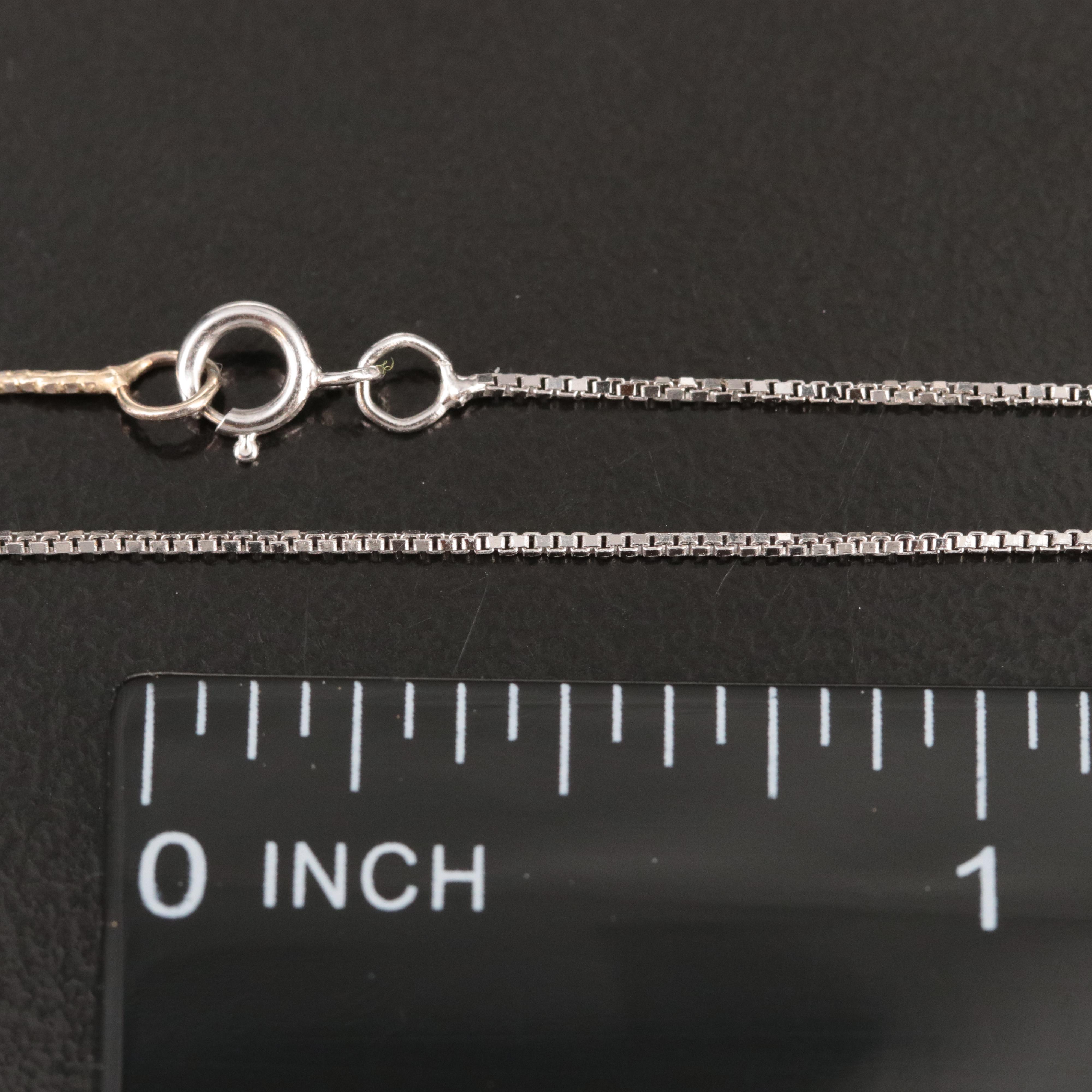 18K Box Chain Necklace