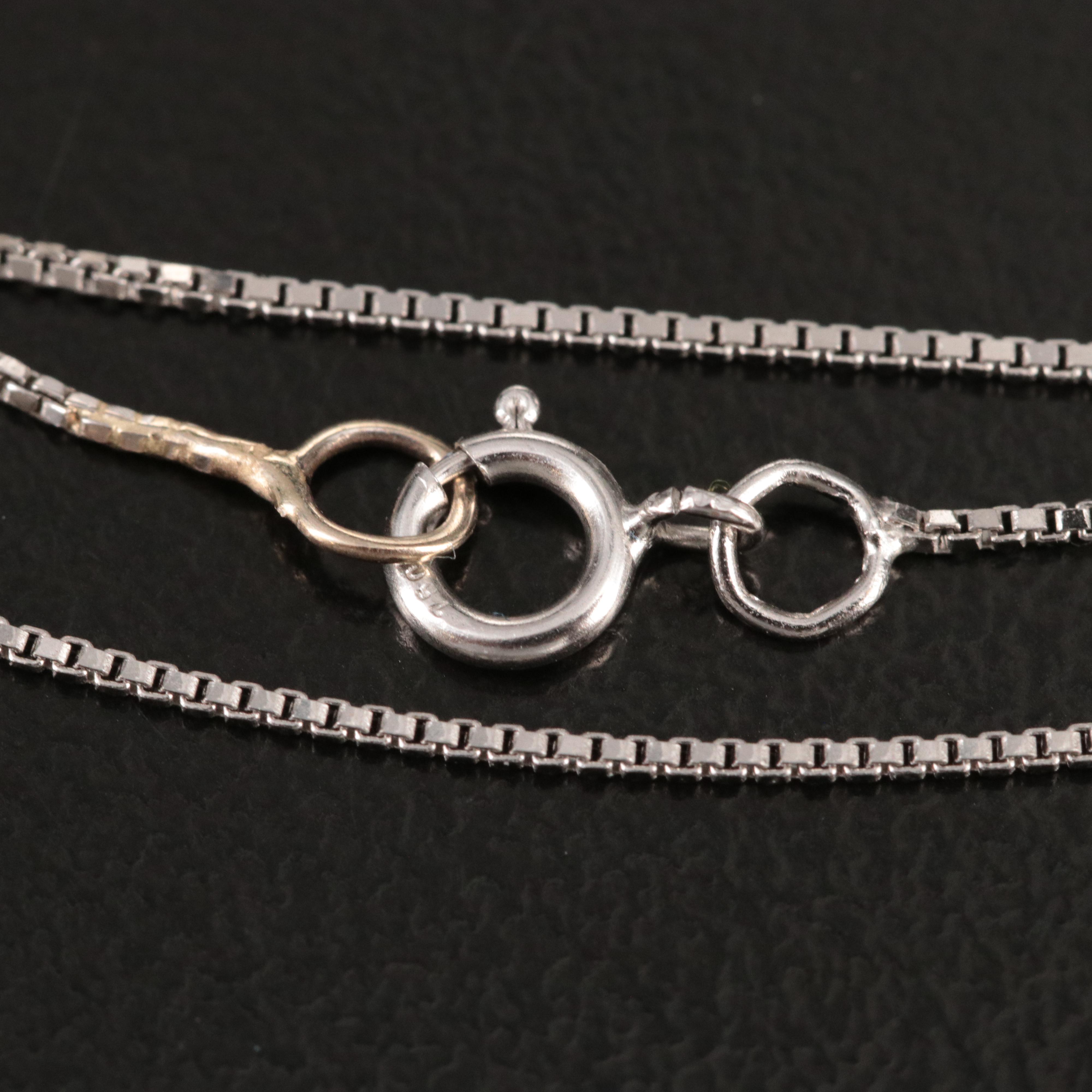 18K Box Chain Necklace