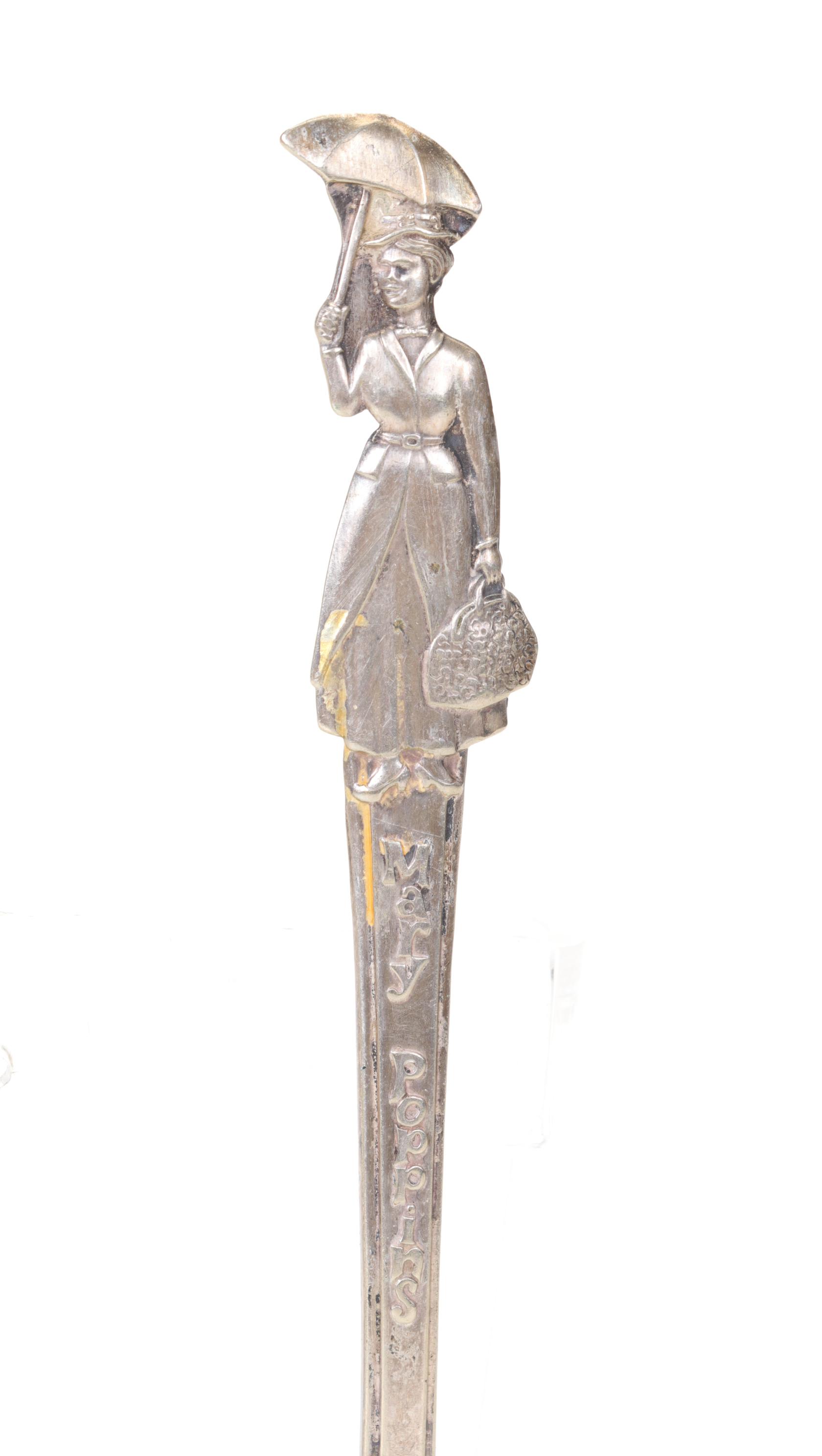 Child's Keepsake Box Collection With Mary Poppins Spoons, Dinky Toys and More