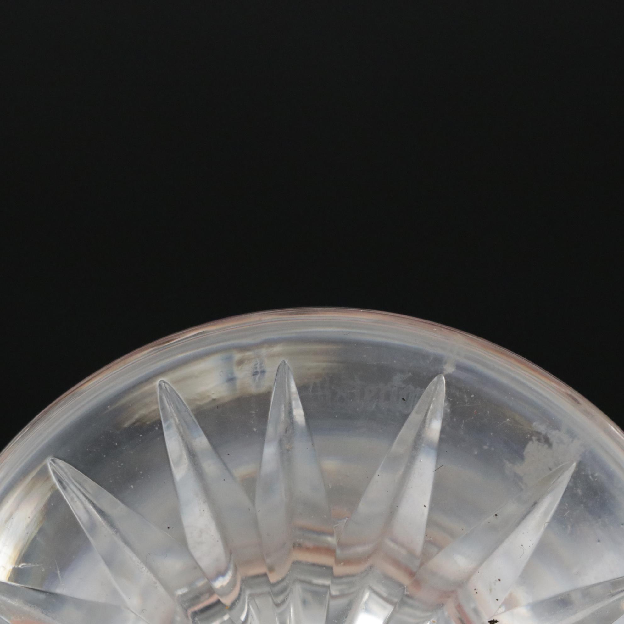 Waterford Crystal "Glandore" Vase With Footed Bowl and Vase