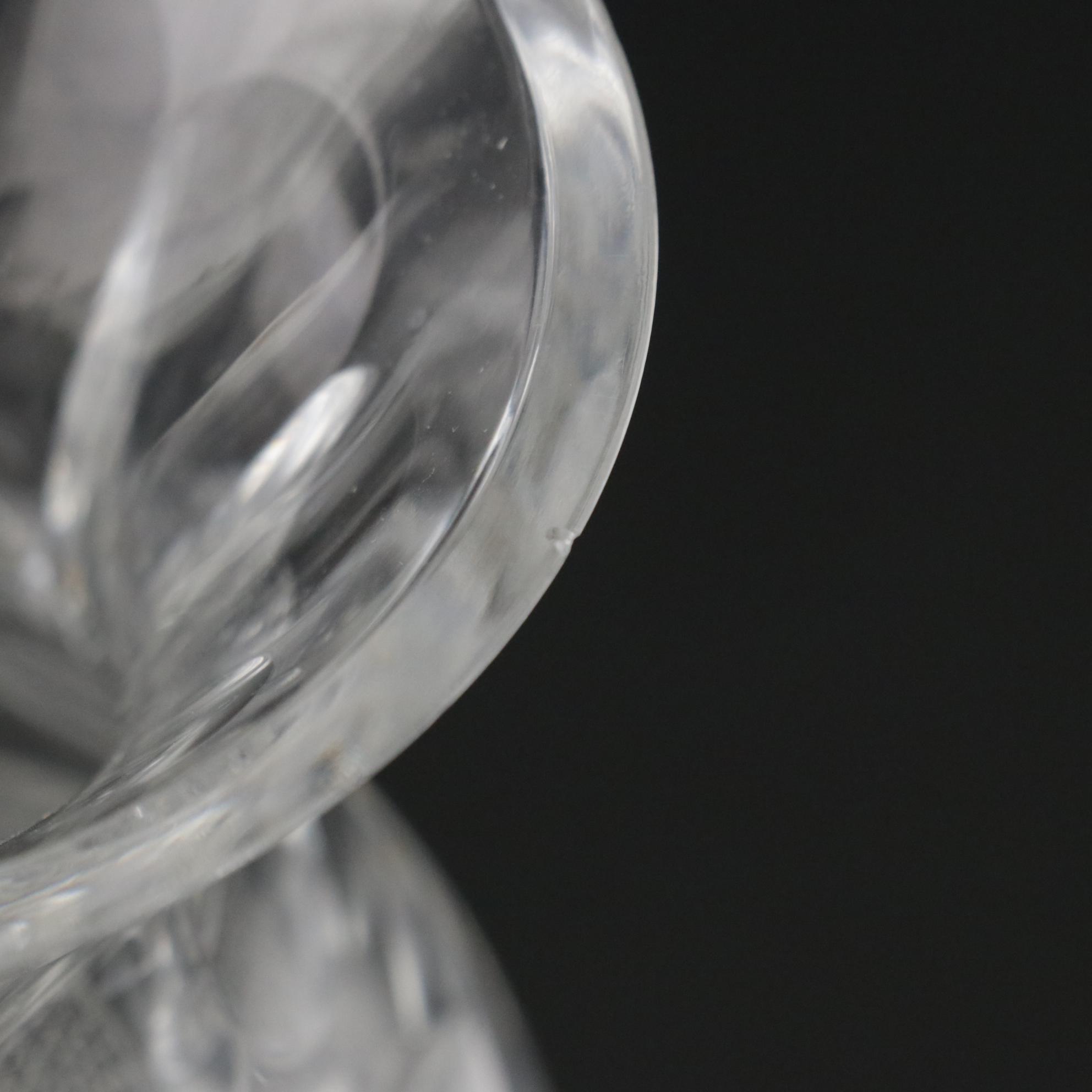 Waterford Crystal "Glandore" Vase With Footed Bowl and Vase