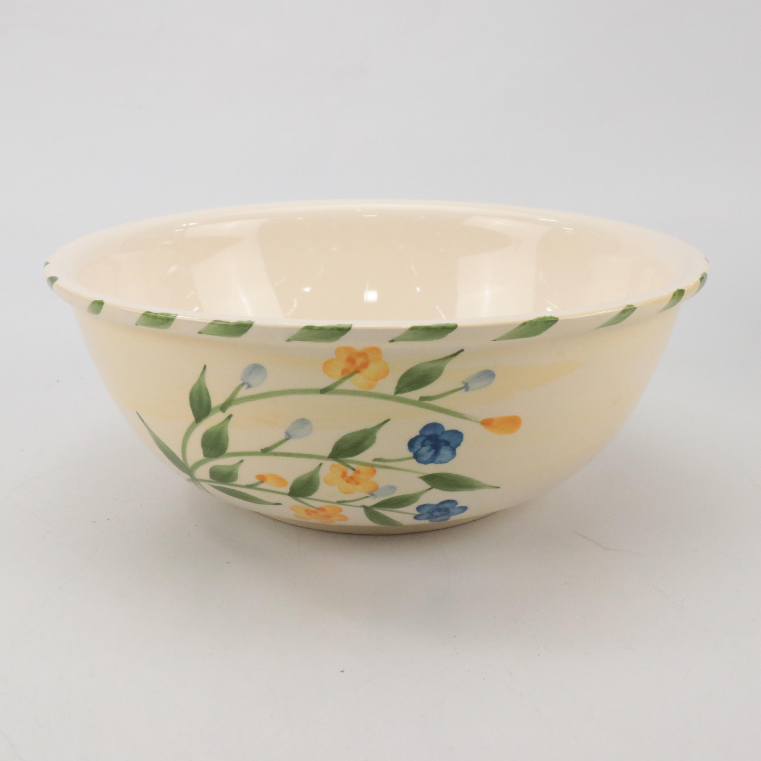 Williams-Sonoma Serving and Trudeau Nesting Mixing Bowls with Other Tableware