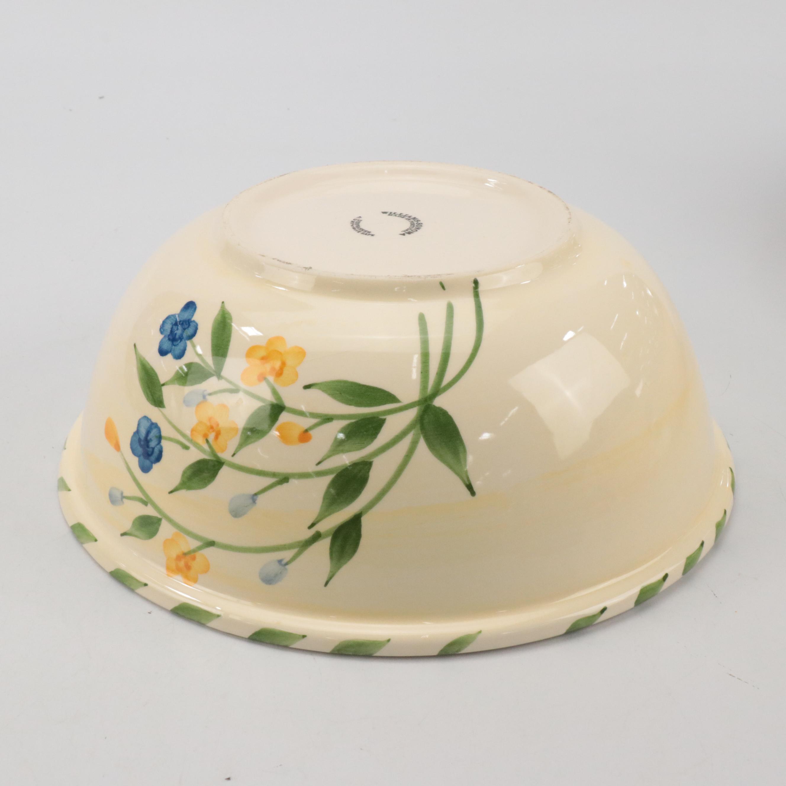 Williams-Sonoma Serving and Trudeau Nesting Mixing Bowls with Other Tableware