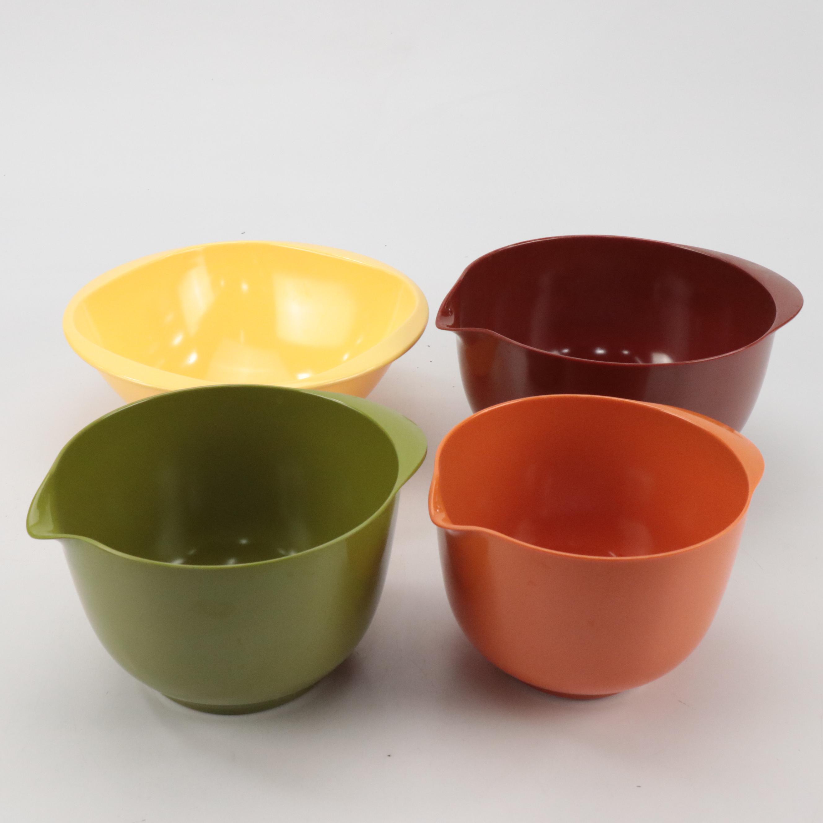Williams-Sonoma Serving and Trudeau Nesting Mixing Bowls with Other Tableware