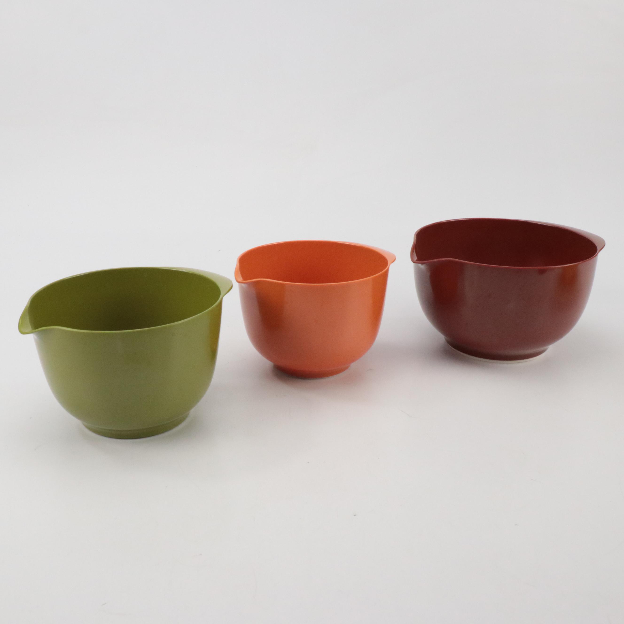 Williams-Sonoma Serving and Trudeau Nesting Mixing Bowls with Other Tableware