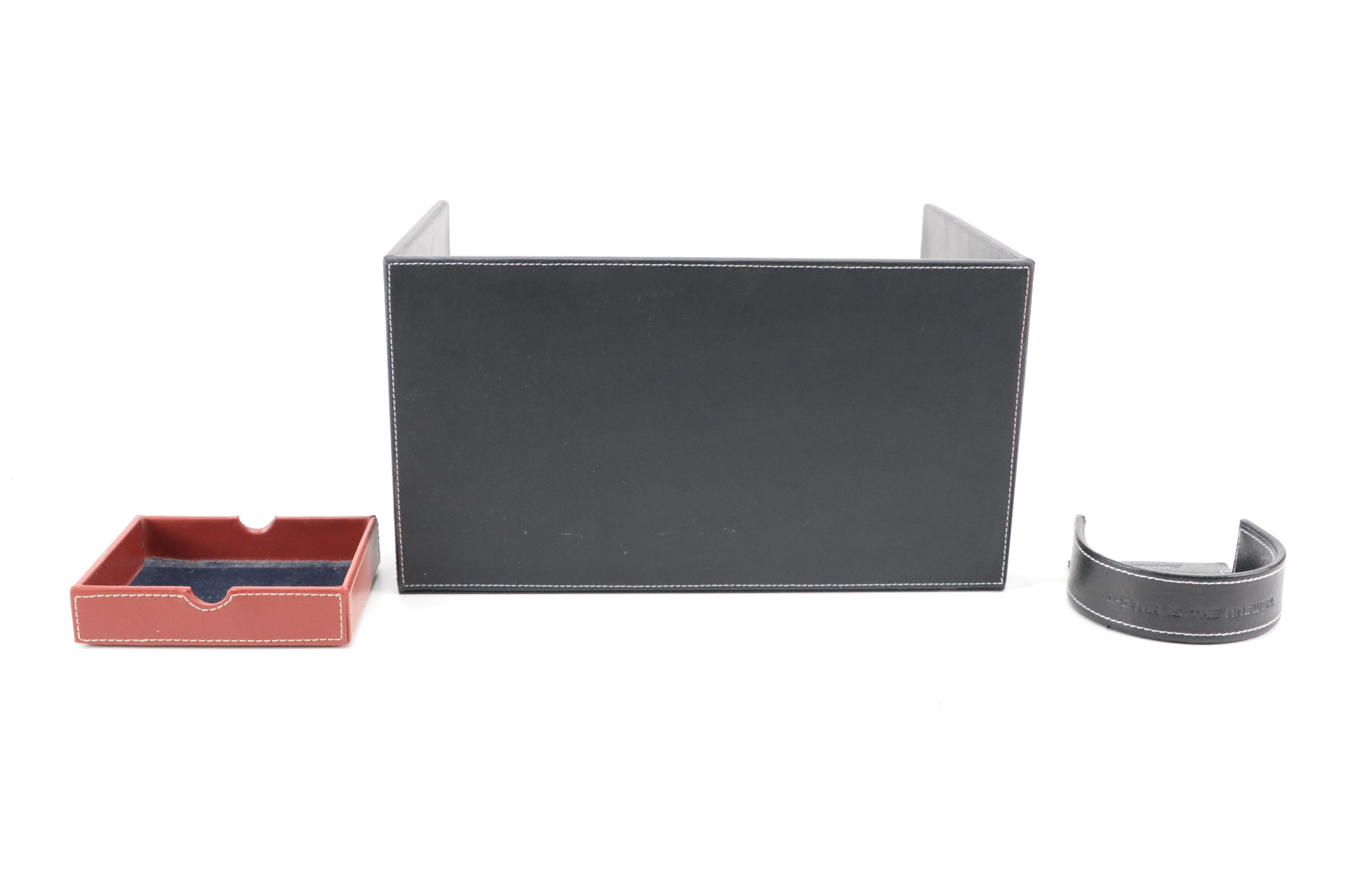 Franklin Mint Diecast 2005 Corvette Model with T.J Maxx Desk Organizer and More