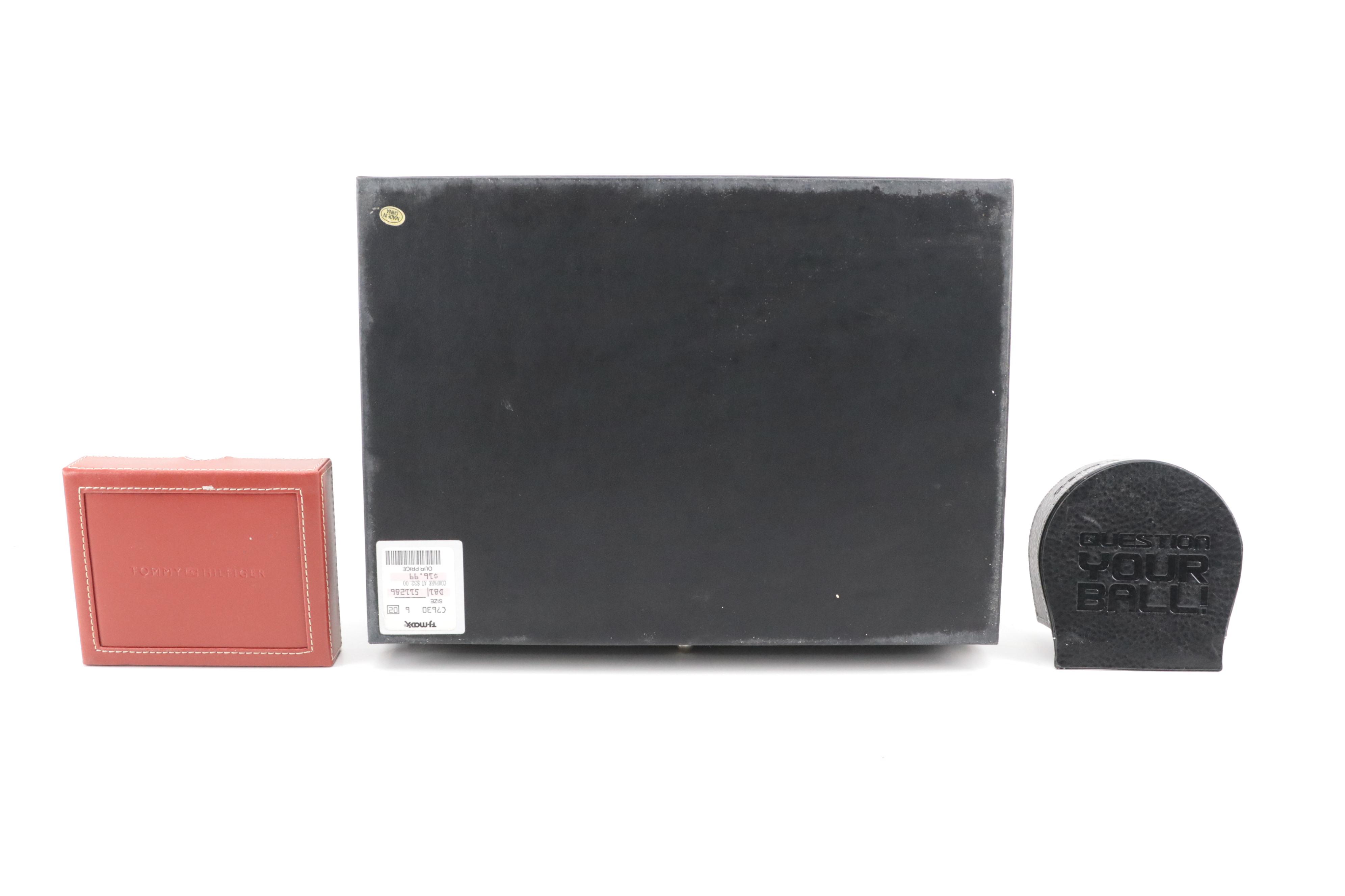 Franklin Mint Diecast 2005 Corvette Model with T.J Maxx Desk Organizer and More