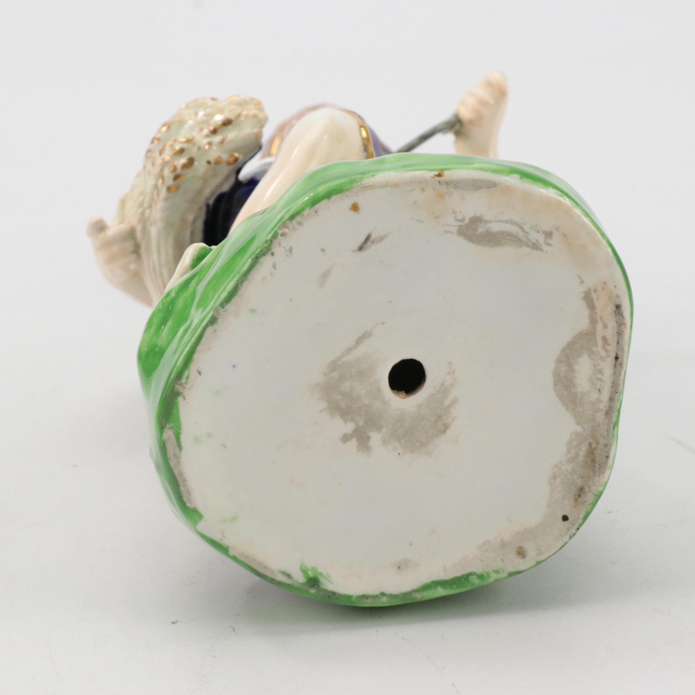 English Dudson Style Staffordshire Allegorical Fall and Spring Figurines