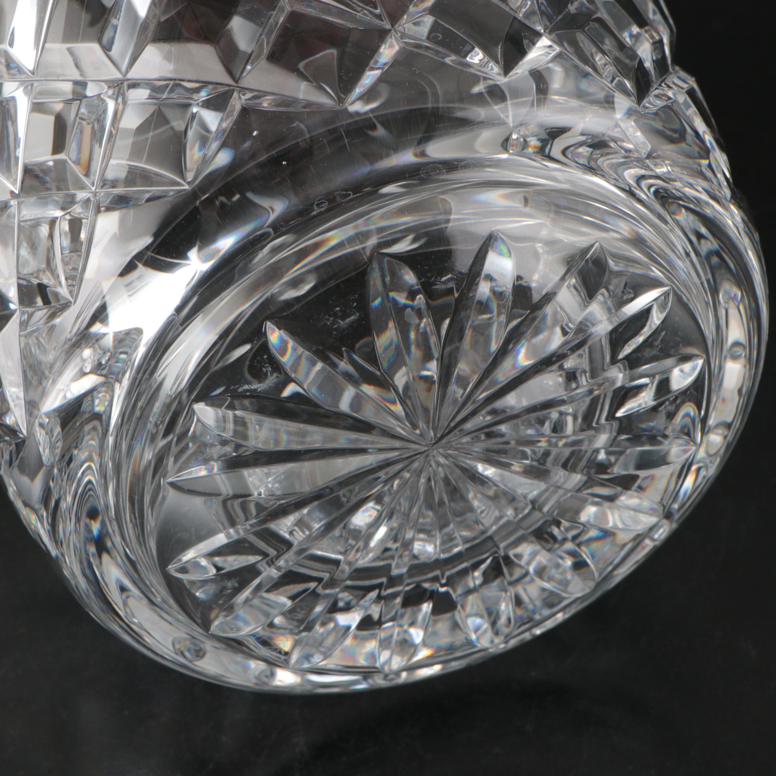 Gorham "Lotus" Butter Dish with Waterford "Lismore" Biscuit Barrel and More