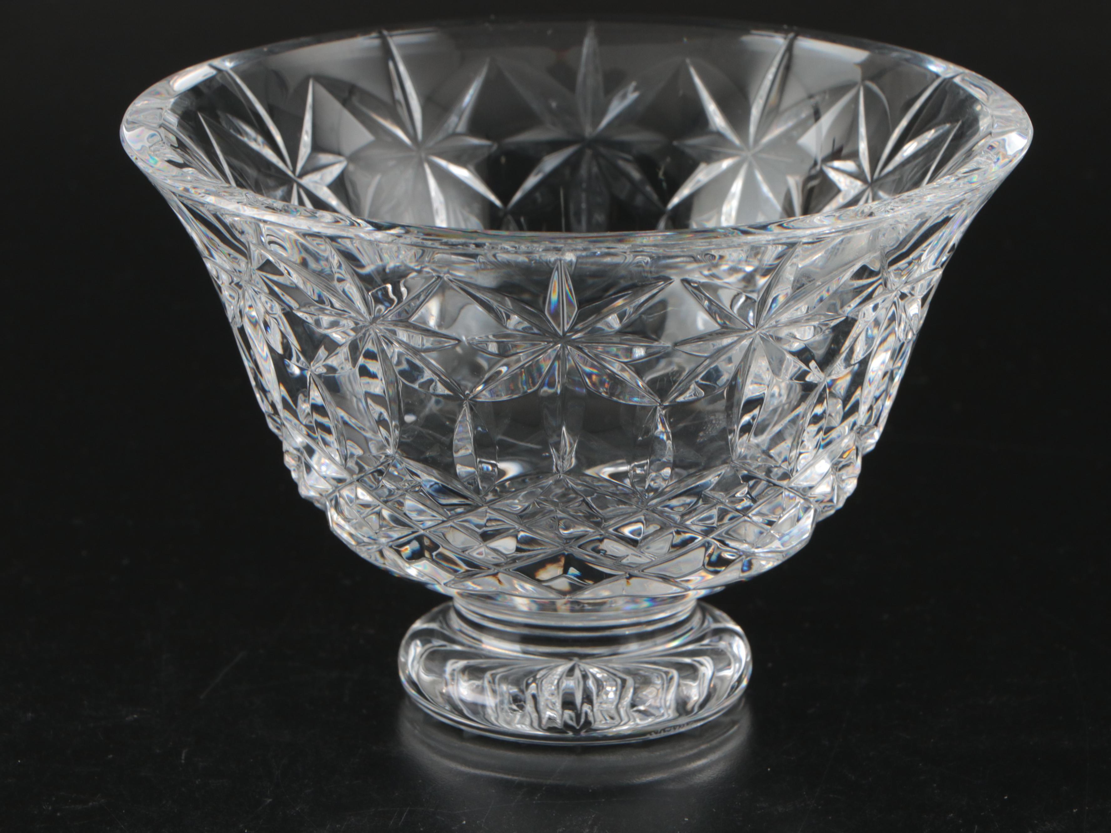 Gorham "Lotus" Butter Dish with Waterford "Lismore" Biscuit Barrel and More