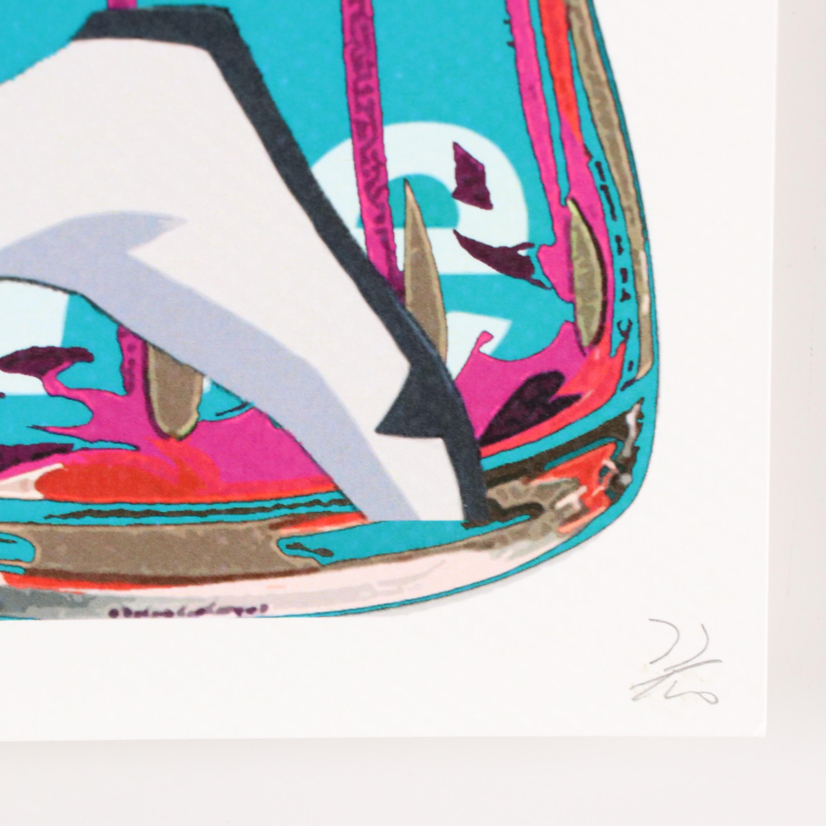 Death NYC Pop Art Graphic Print of Rei Ayanami x Coke, 2020