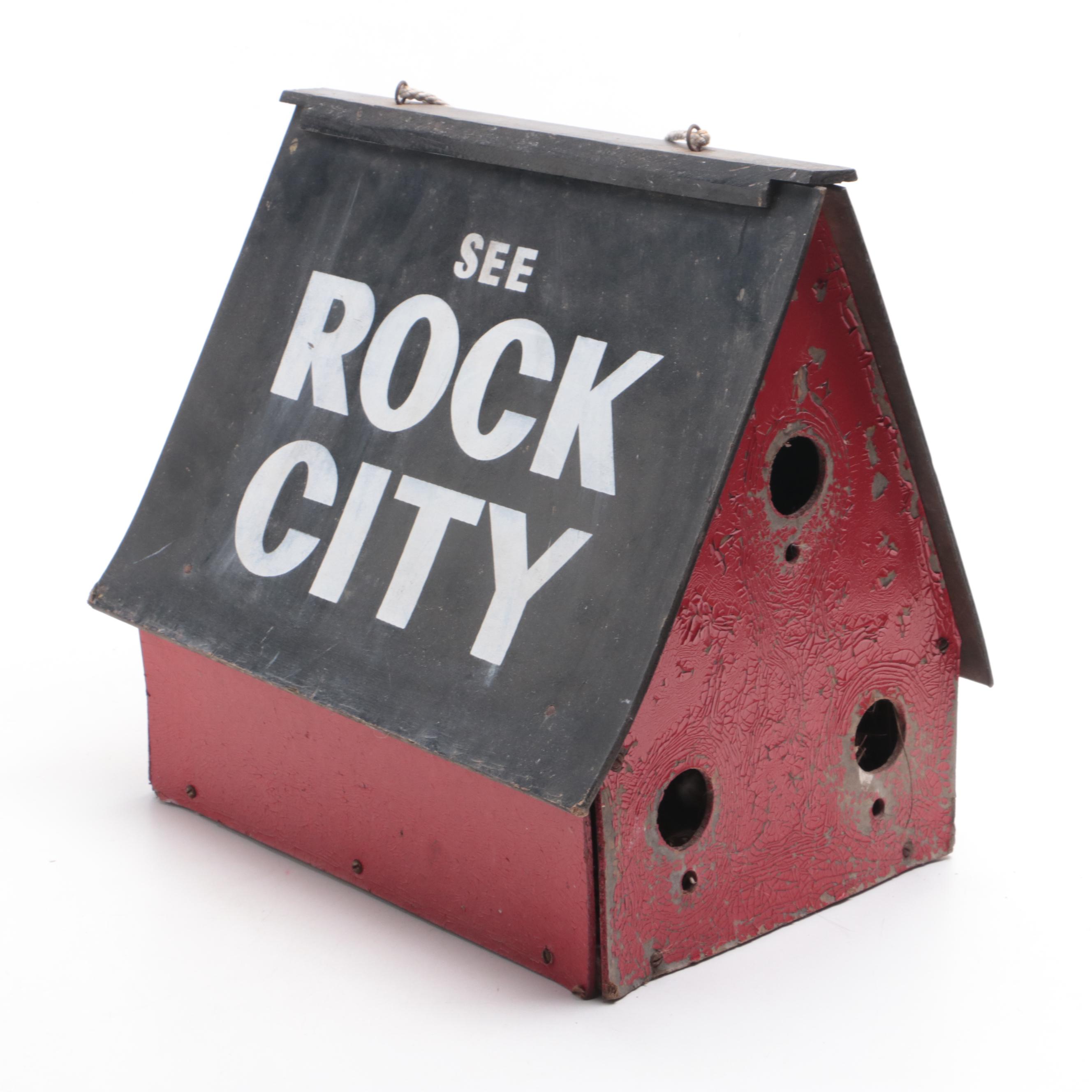 "See Rock City" Birdhouse