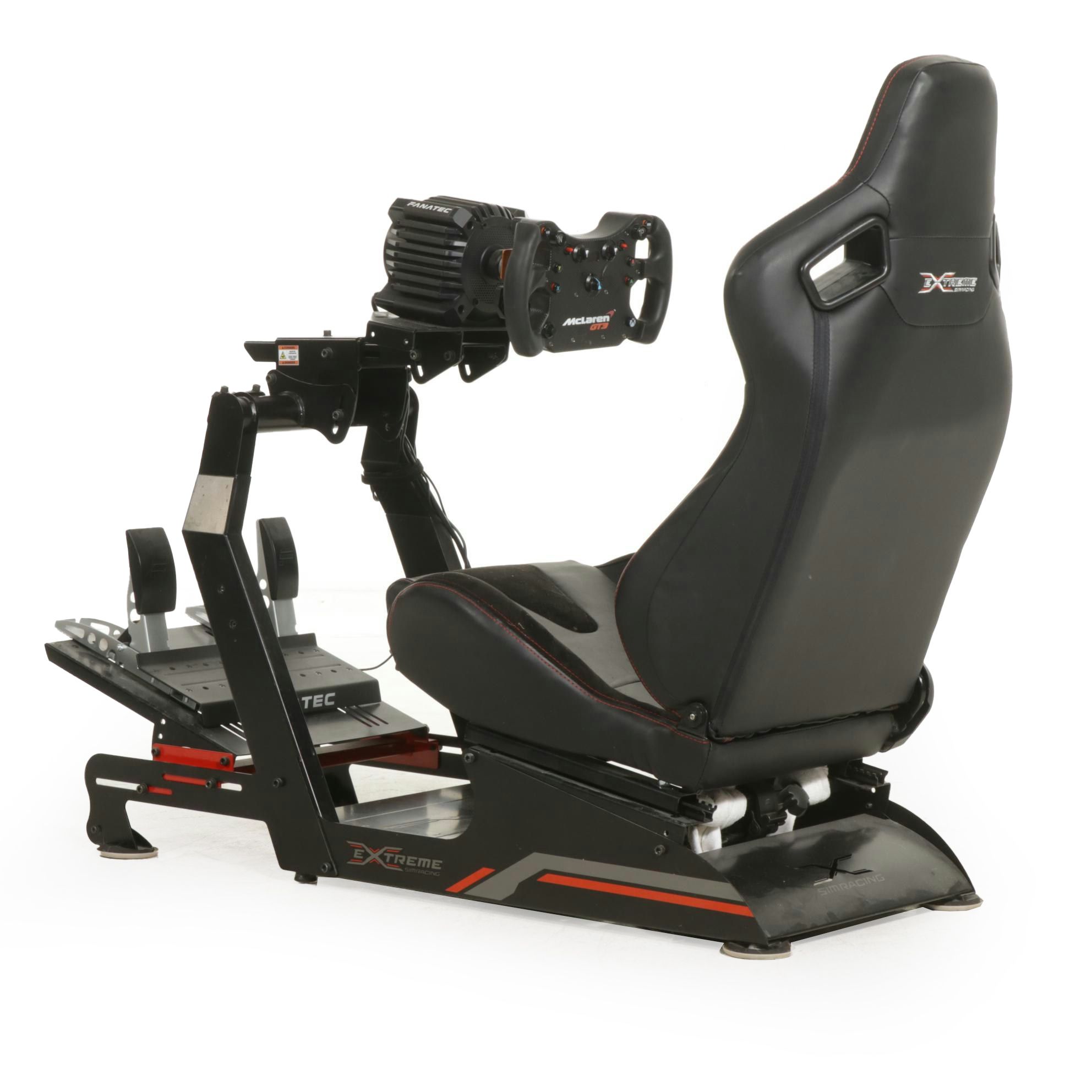 Extreme Simracing Cockpit Rig with Fanatec McLaren GT3 Steering Wheel Control