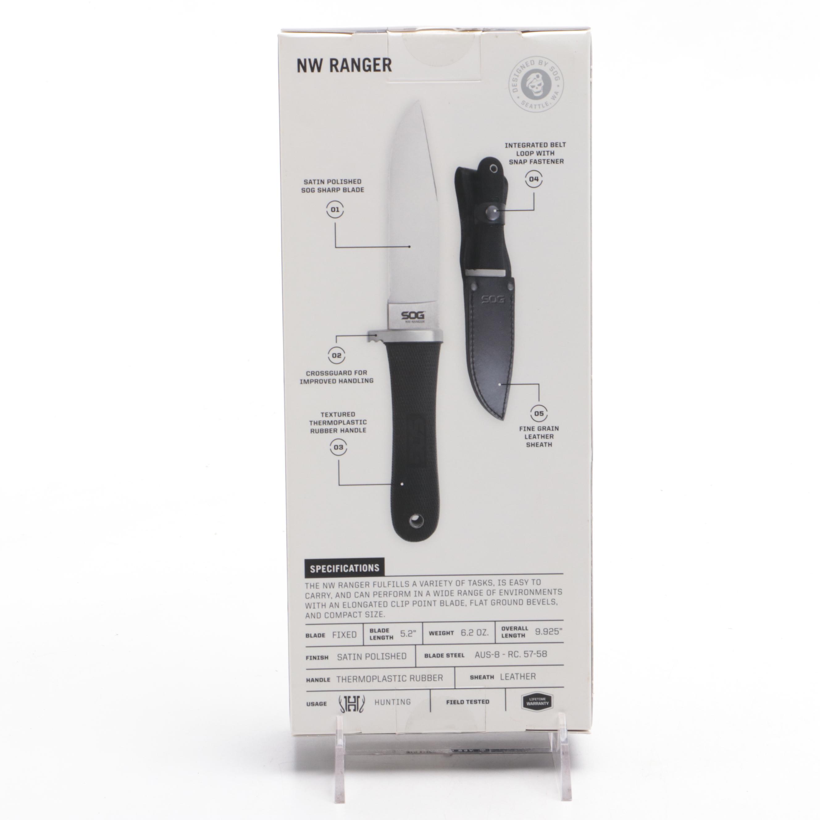 SOG Fixed Blade NW Ranger and Seal Pup Fixed Blade Knives, Contemporary