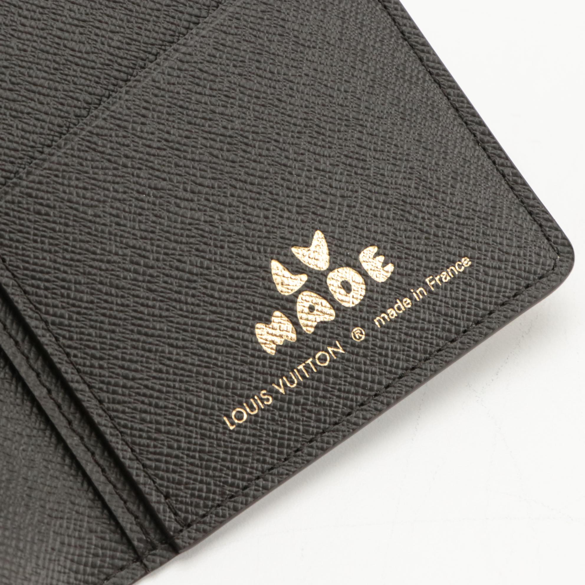 Louis Vuitton x Nigo Brazza Wallet in Striped Monogram Canvas, With Box