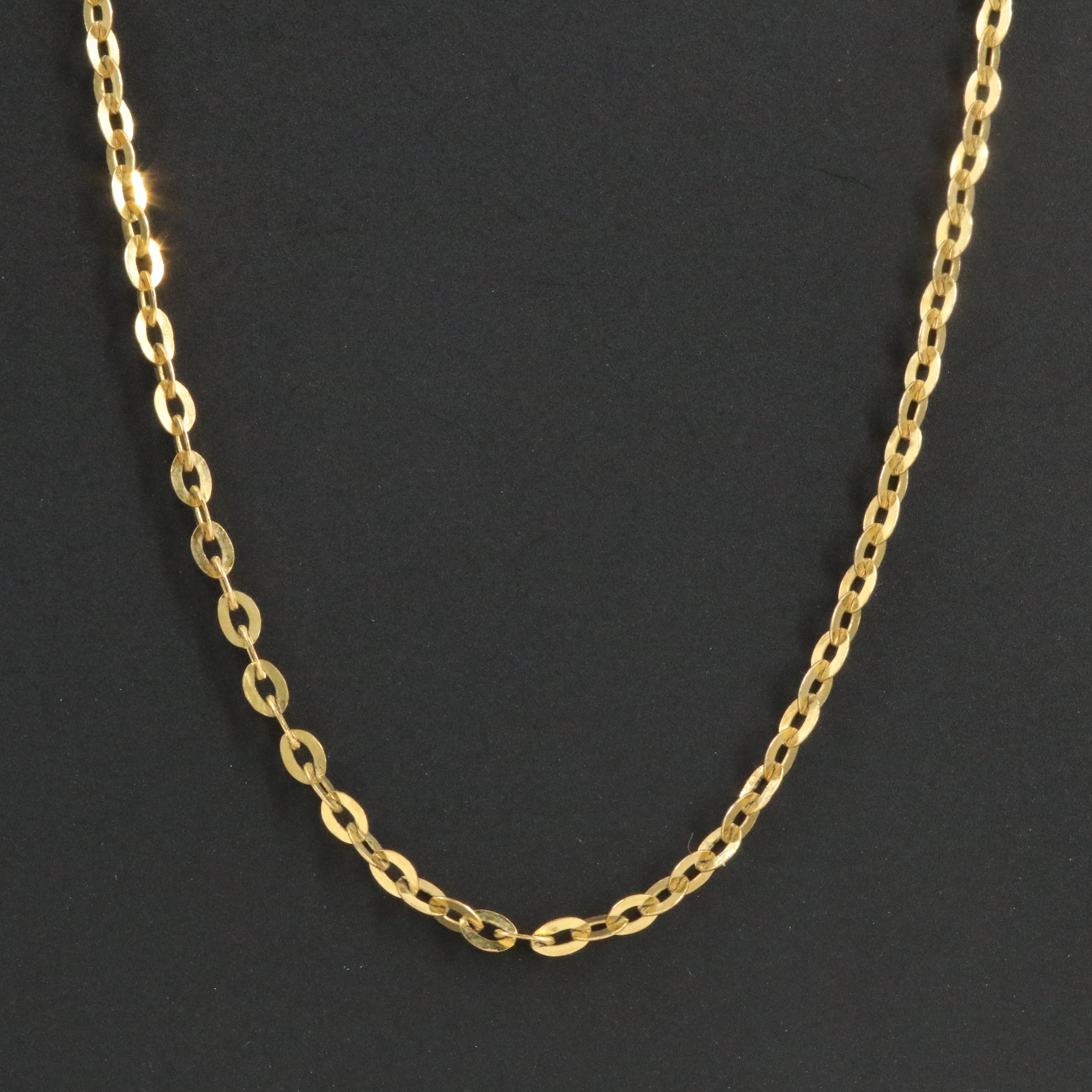 14K Cable Link Necklace