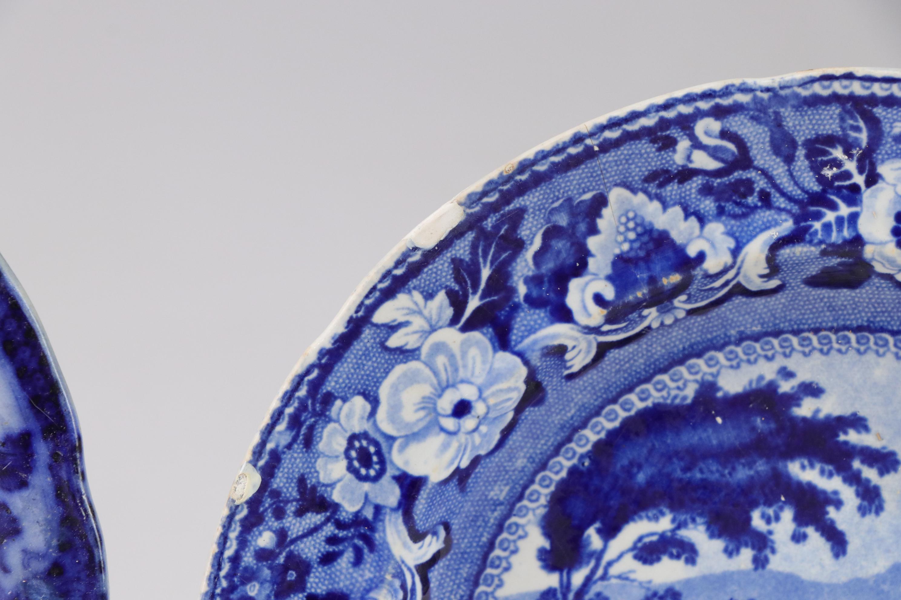 Duck on Basket Tureen with Blue and White Ceramics