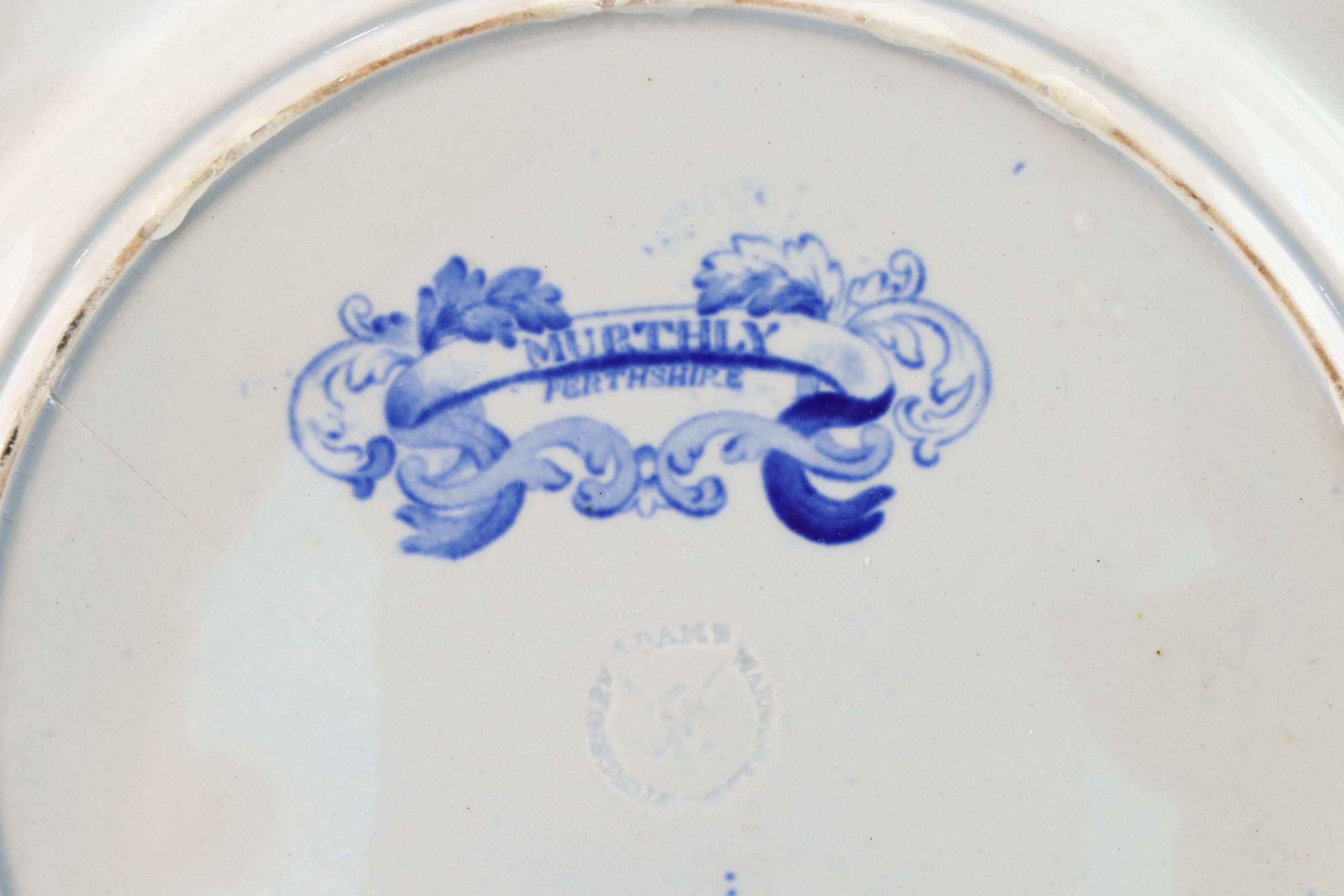 Duck on Basket Tureen with Blue and White Ceramics