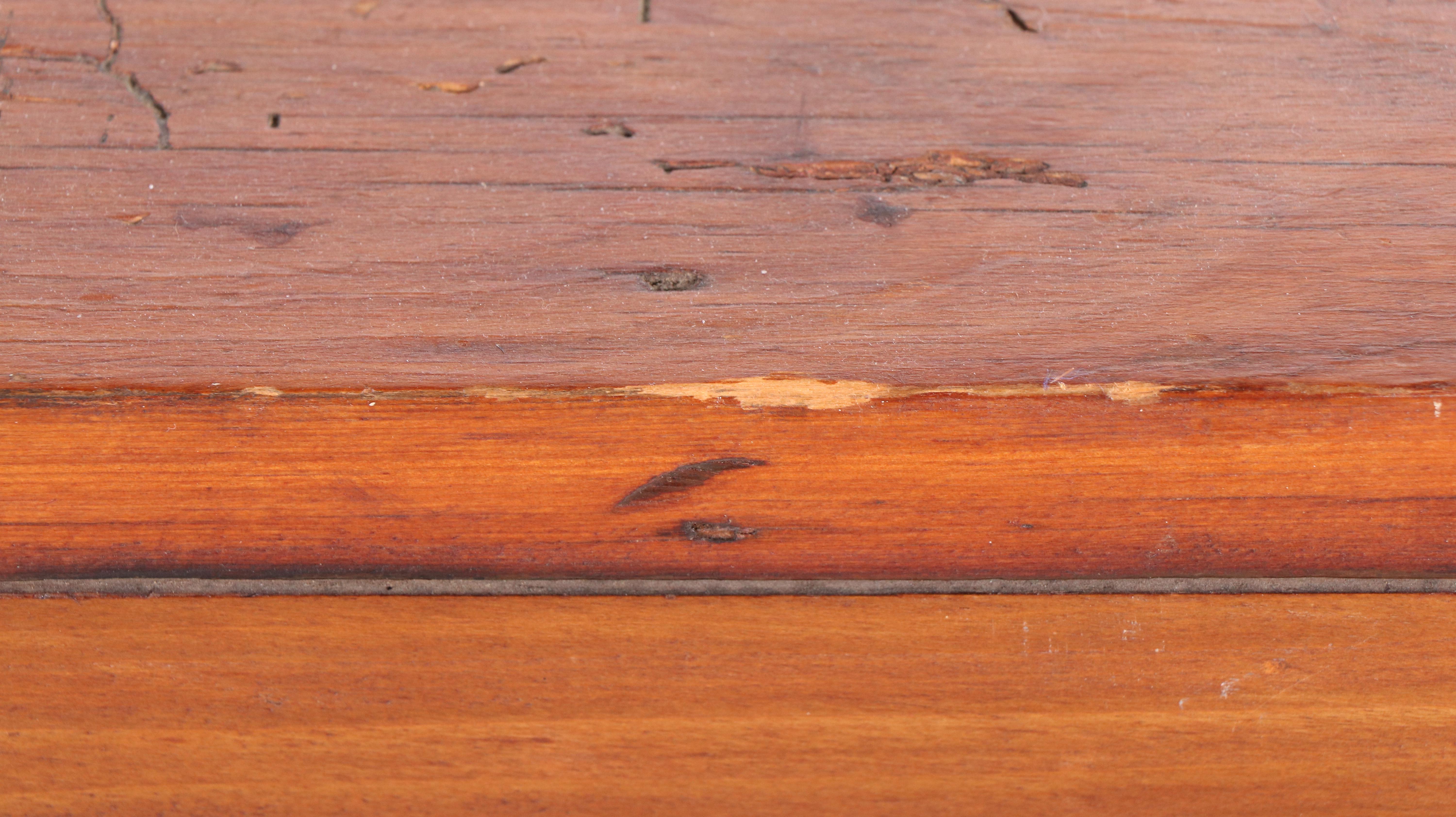 Primitive Style Pine Lift-Top School Desk with Children's Side Chairs