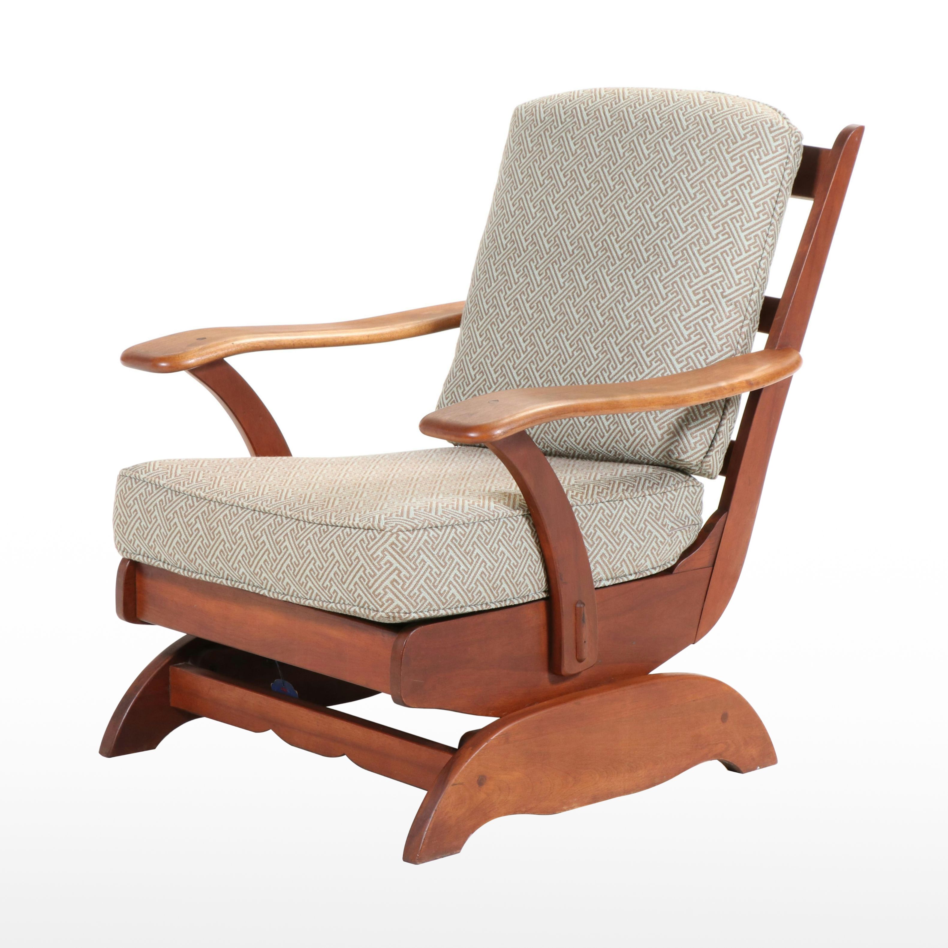 Heywood-Wakefield Mid Century Modern Maple Platform Rocker